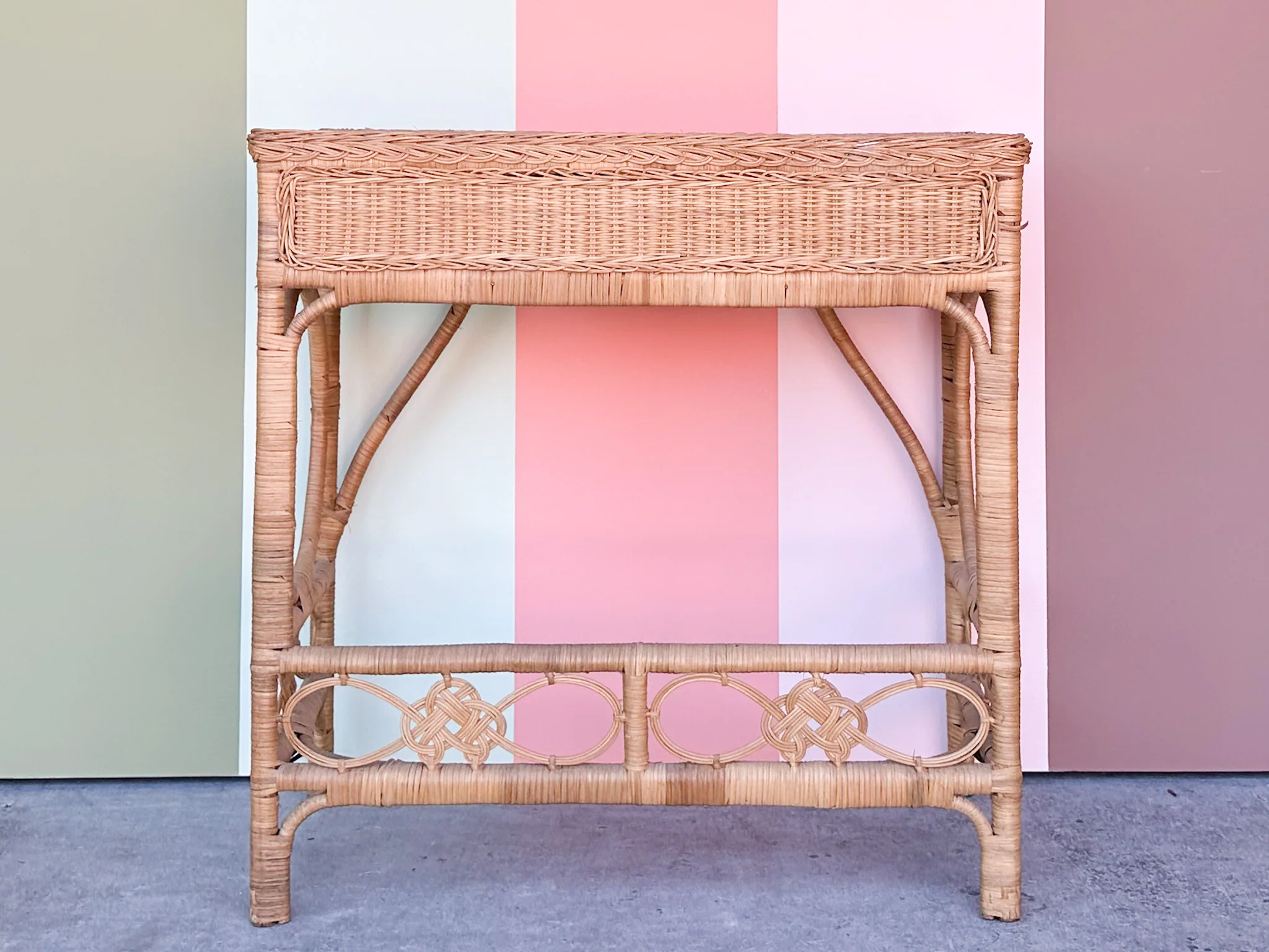 Sweet Wicker Desk and Chair - Image 10