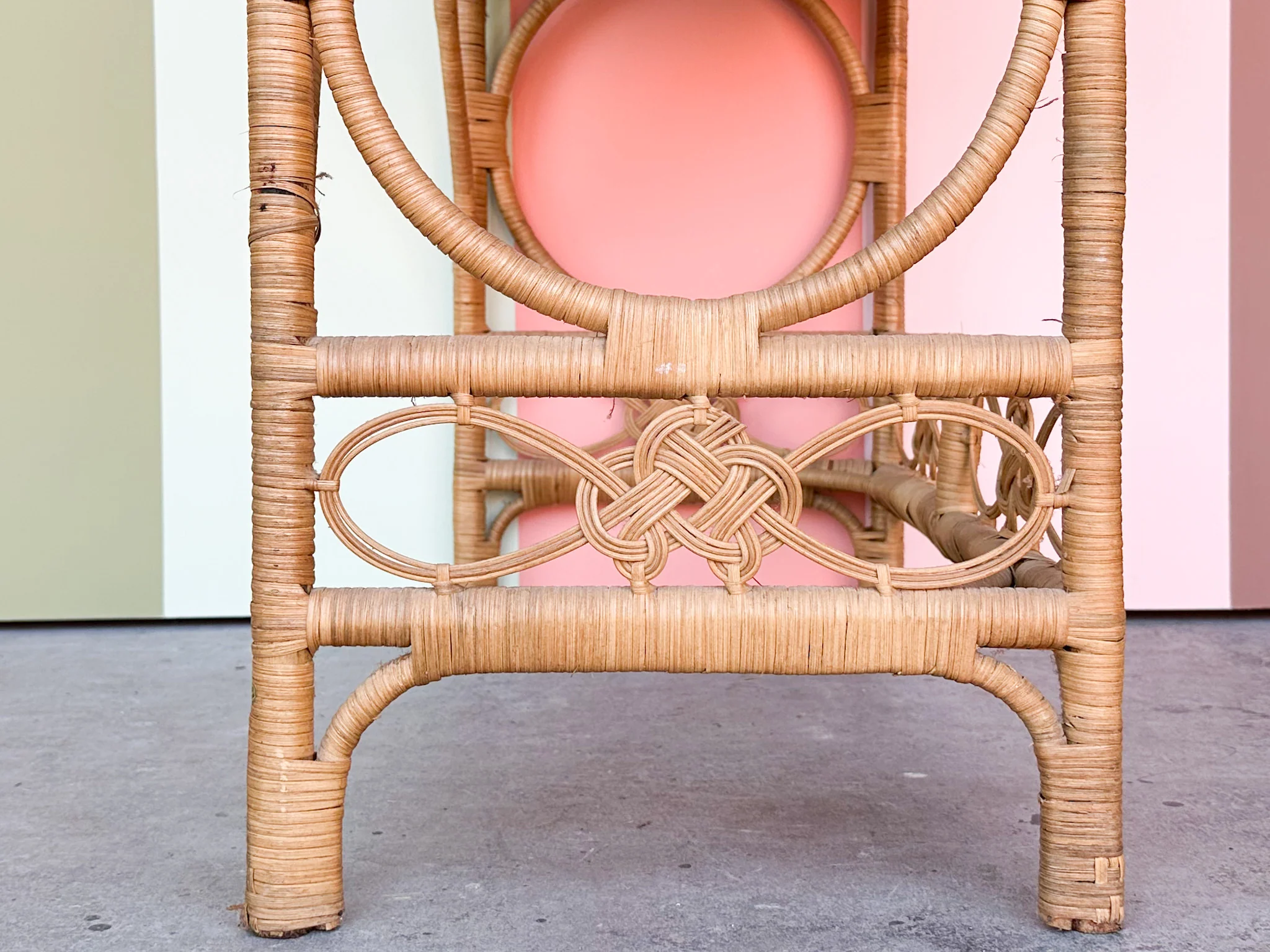 Sweet Wicker Desk and Chair - Image 11
