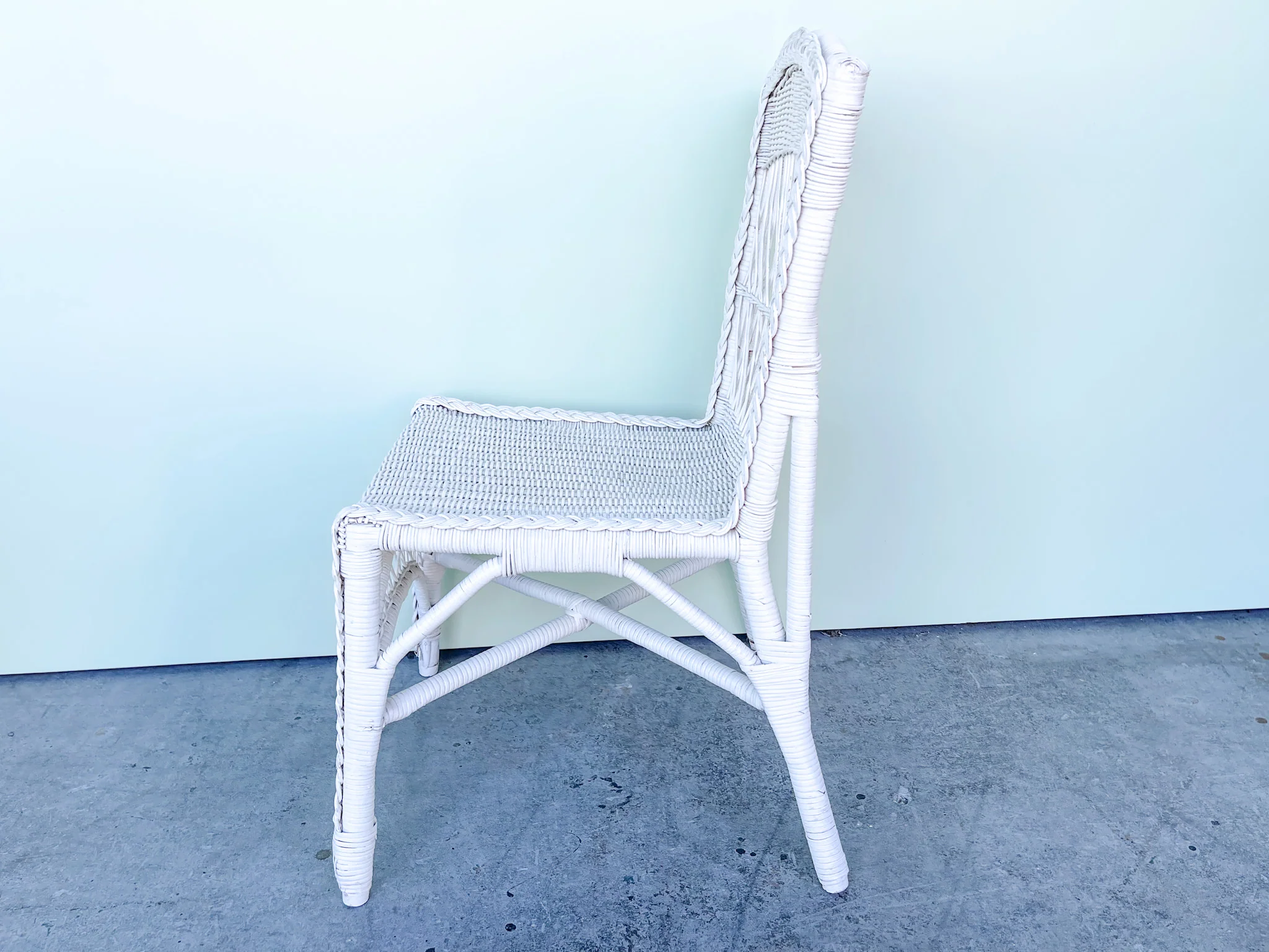 Sweet Wicker Desk and Chair - Image 12