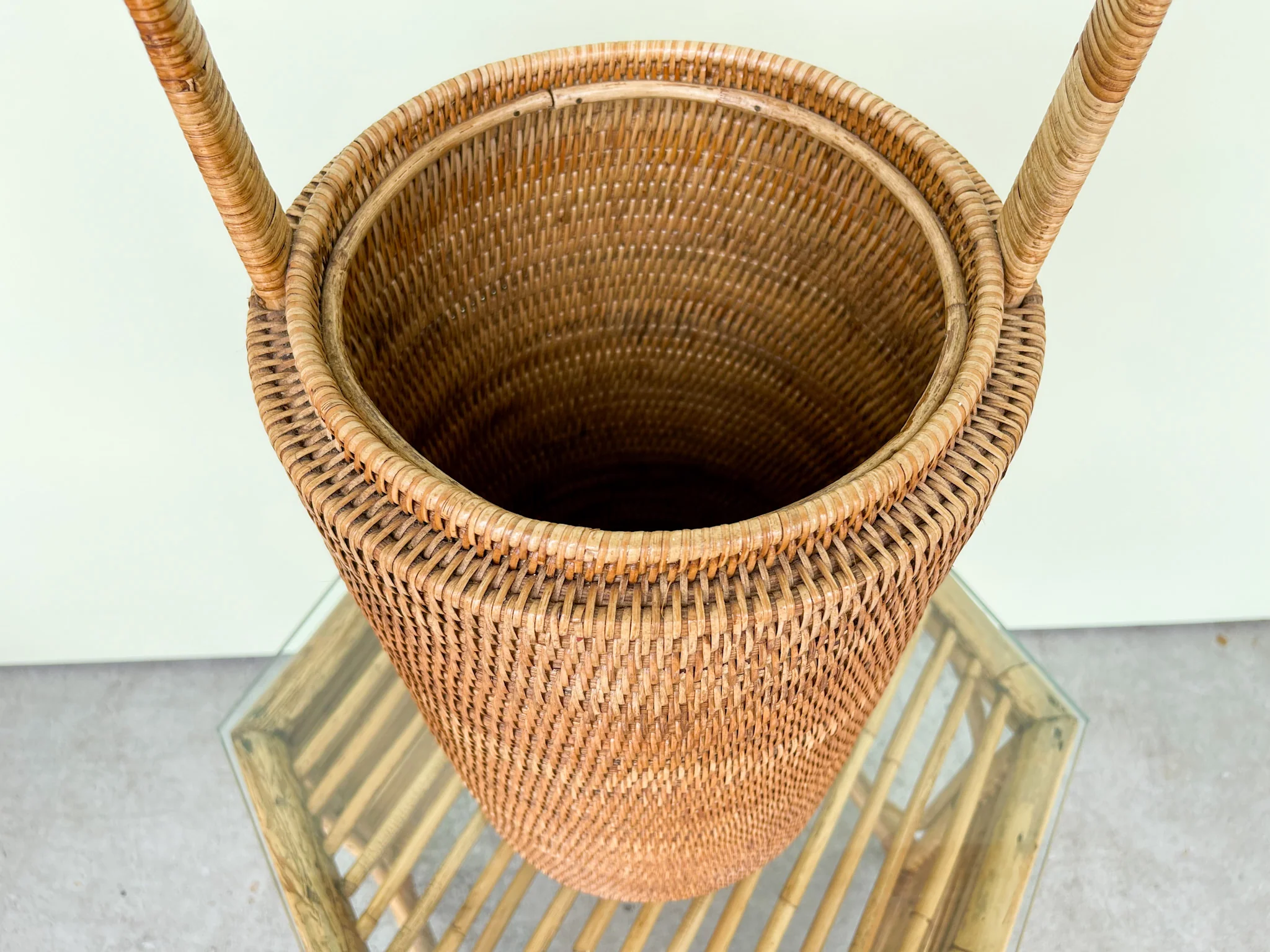 Tall Rattan Basket - Image 3