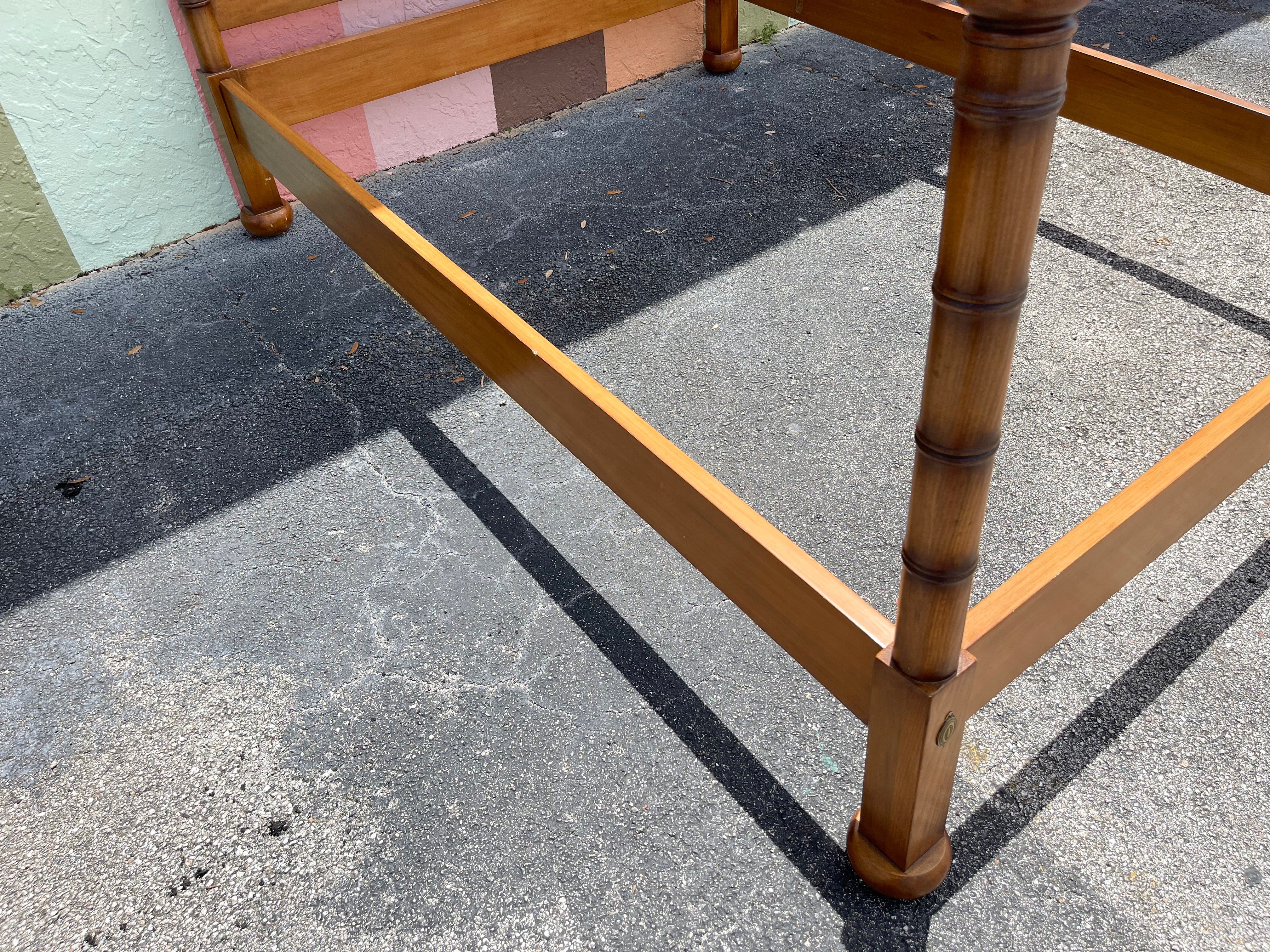 The Breakers Faux Bamboo Queen Bed - Image 8