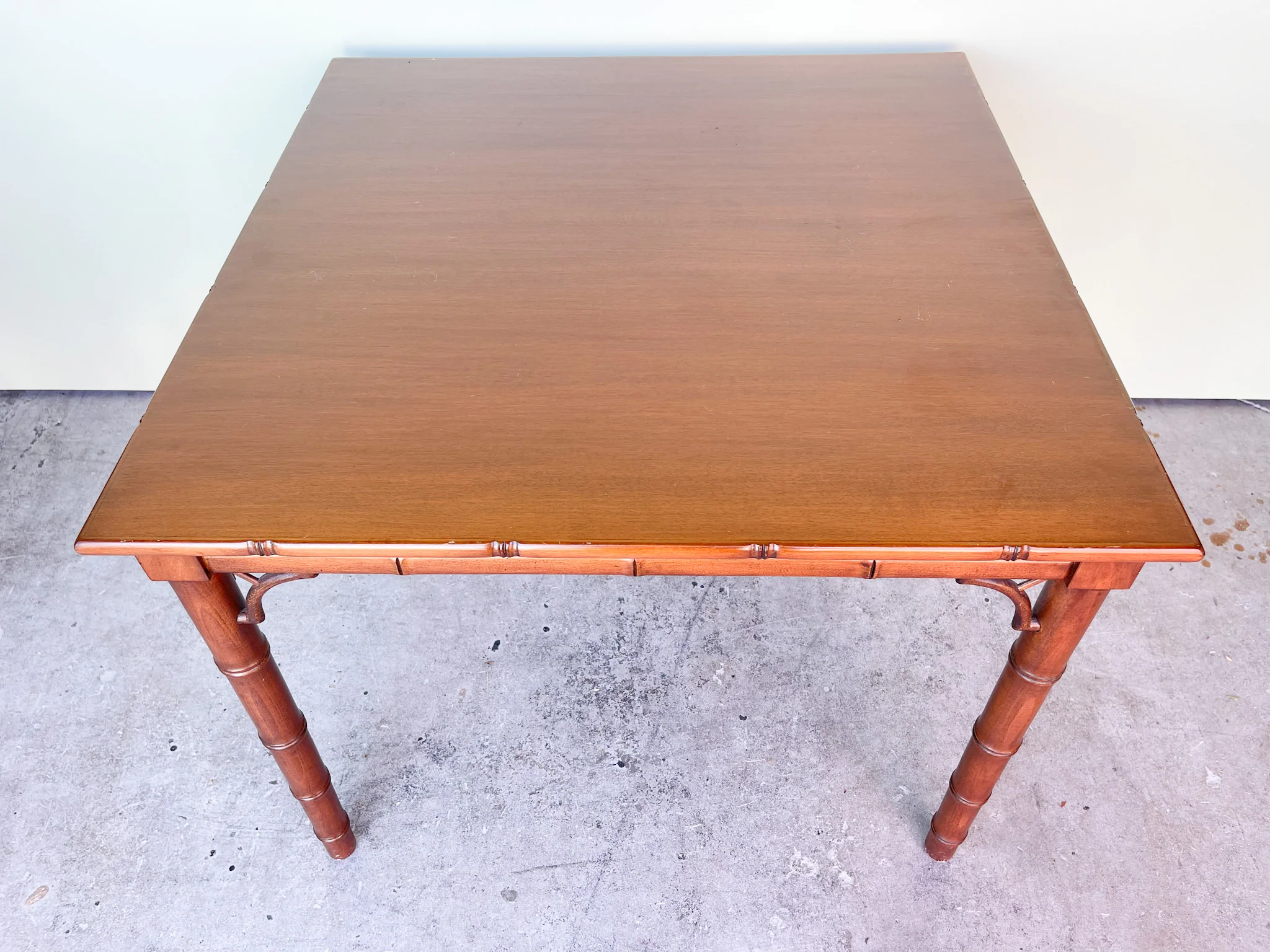 The Breakers Faux Bamboo Game Table - Image 4
