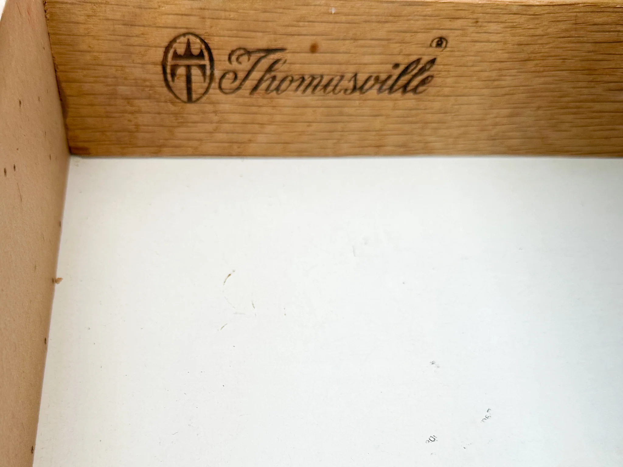 Thomasville Faux Bamboo Desk - Image 3