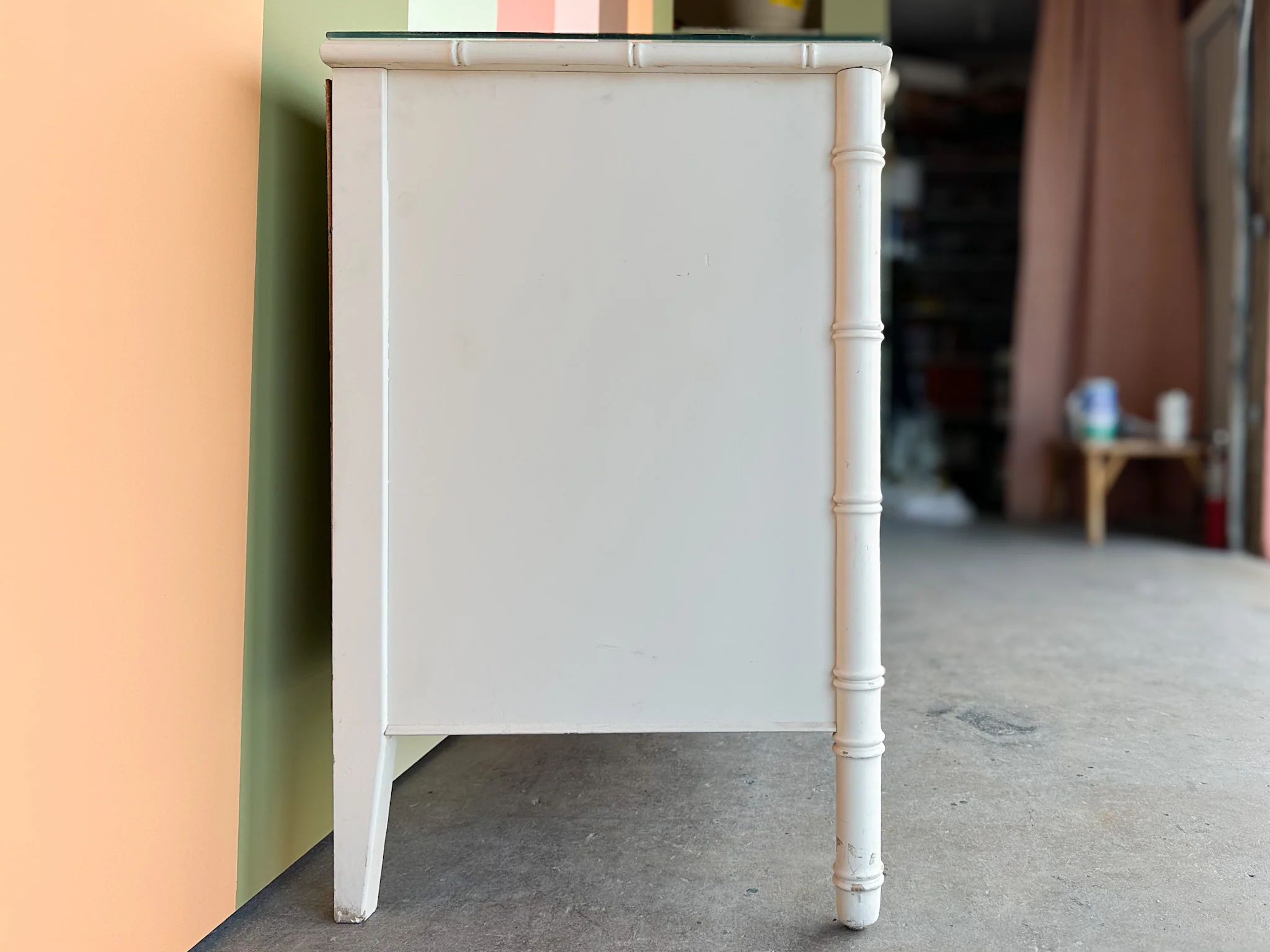 Thomasville Faux Bamboo Dresser - Image 6