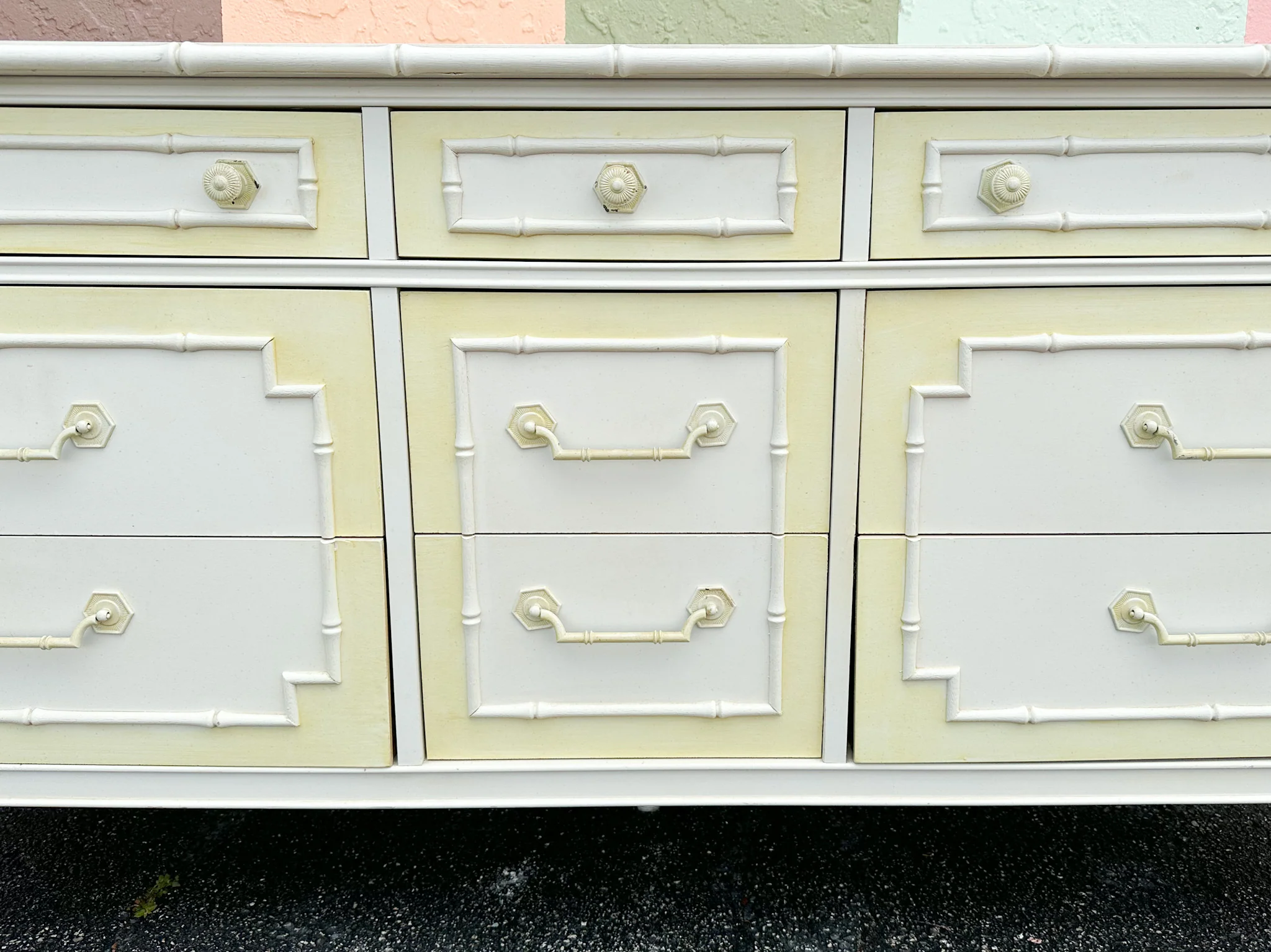 Thomasville Faux Bamboo Dresser - Image 13