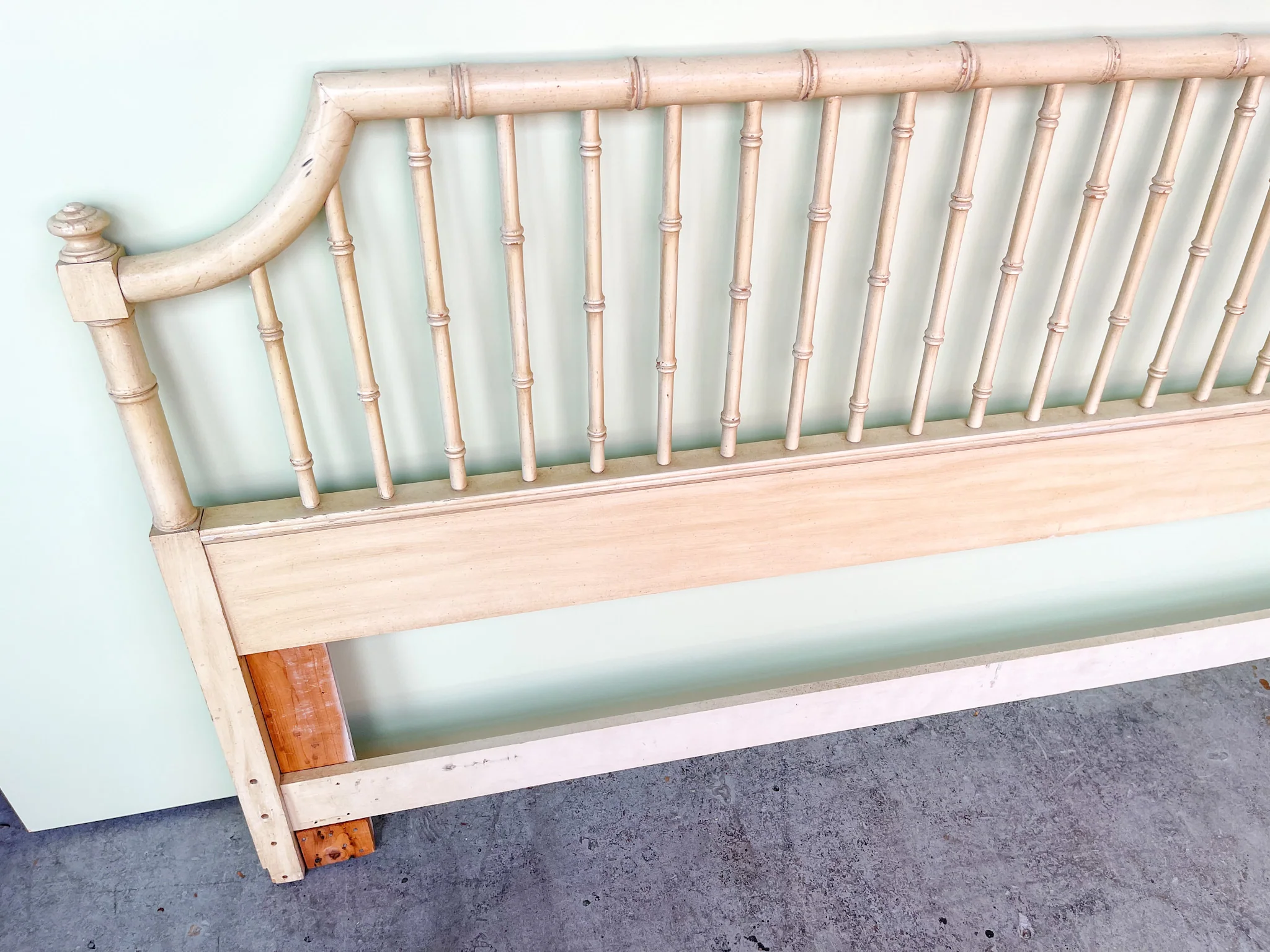 Thomasville Faux Bamboo Headboard - Image 3