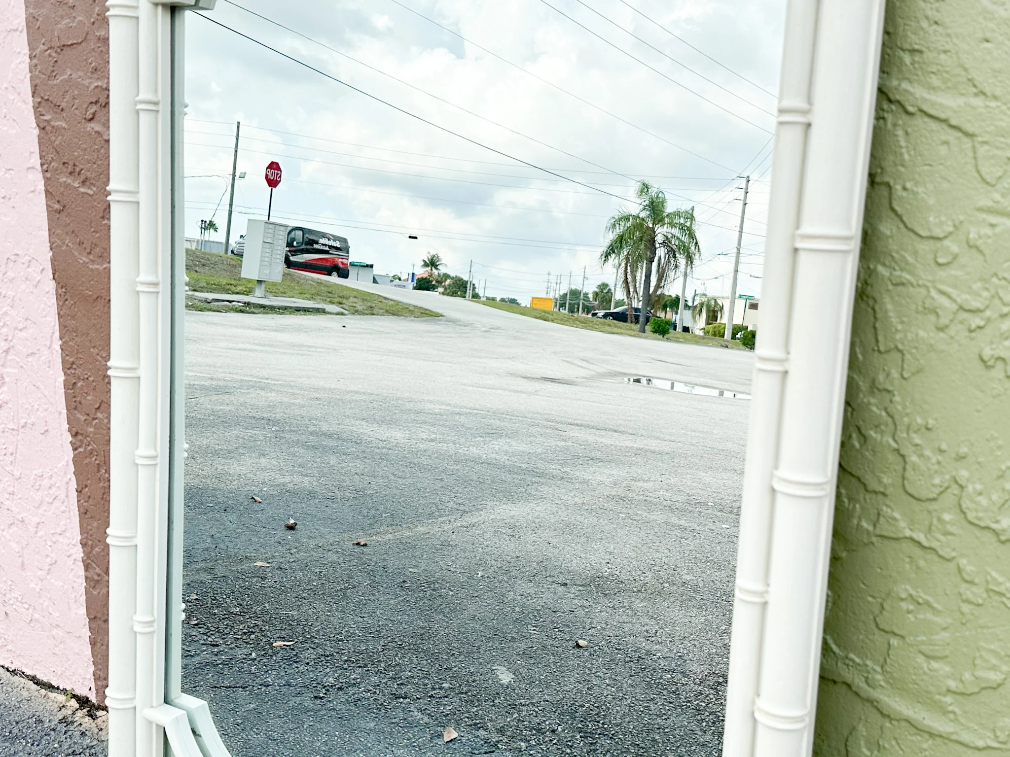 Thomasville Faux Bamboo Mirror - Image 3