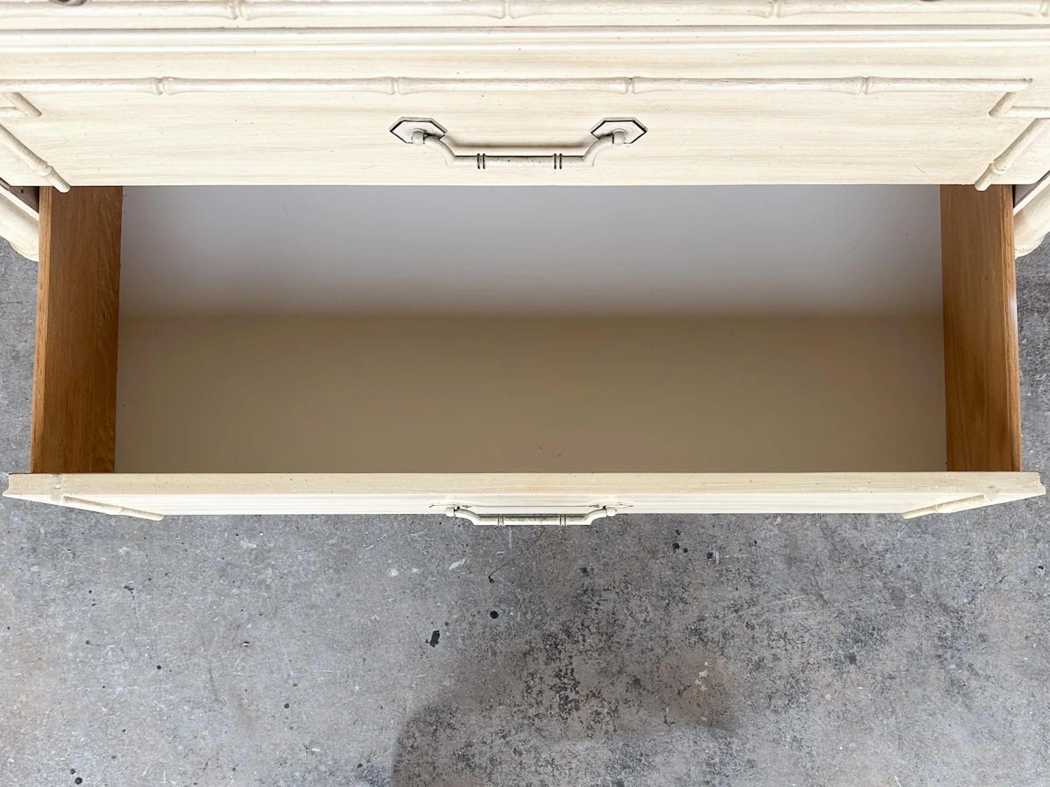 Thomasville Faux Bamboo Tall Chest - Image 5