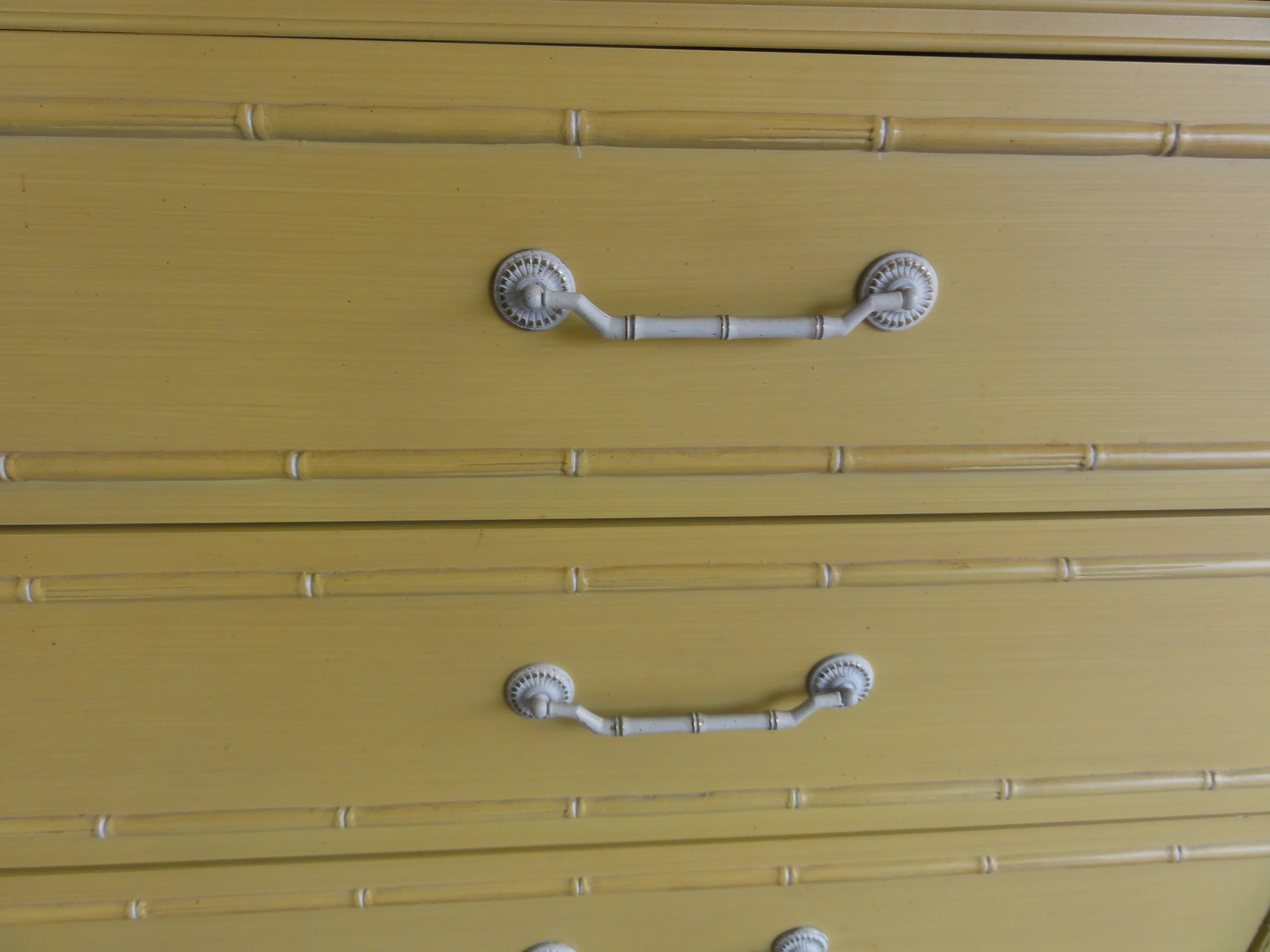 Thomasville Faux Bamboo Tallboy - Image 5
