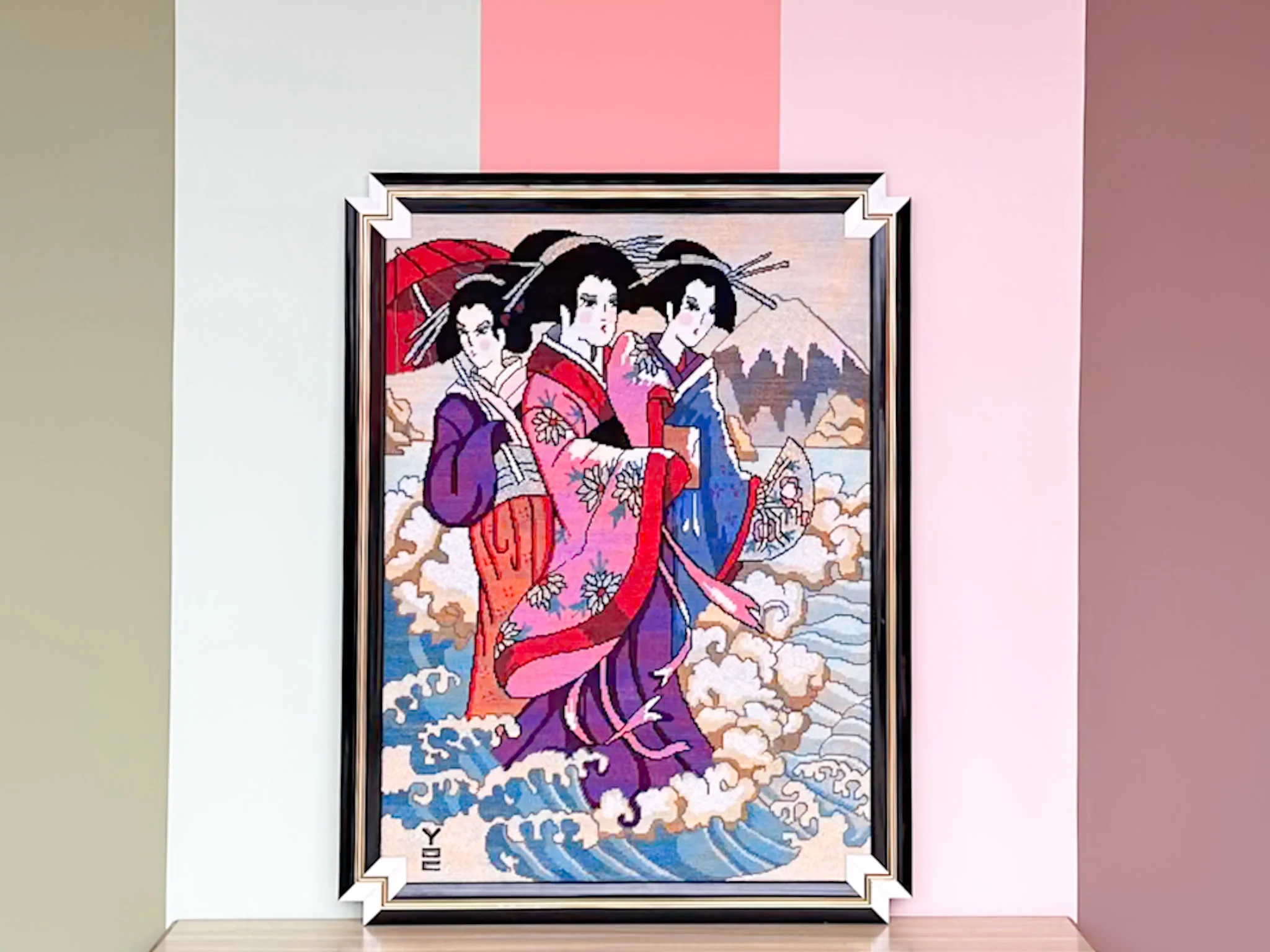 Three Geishas Needlepoint - Image 3