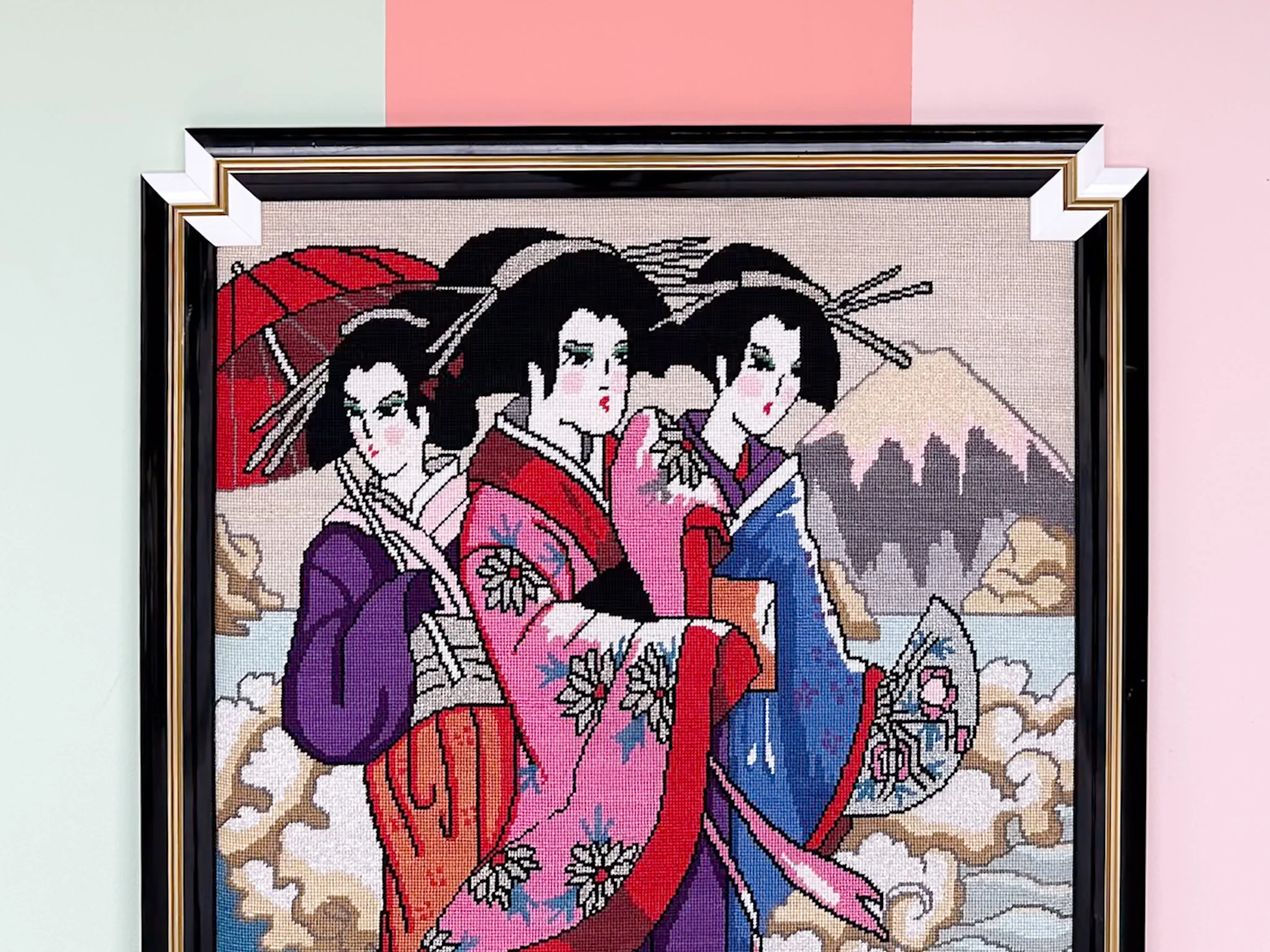 Three Geishas Needlepoint - Image 4