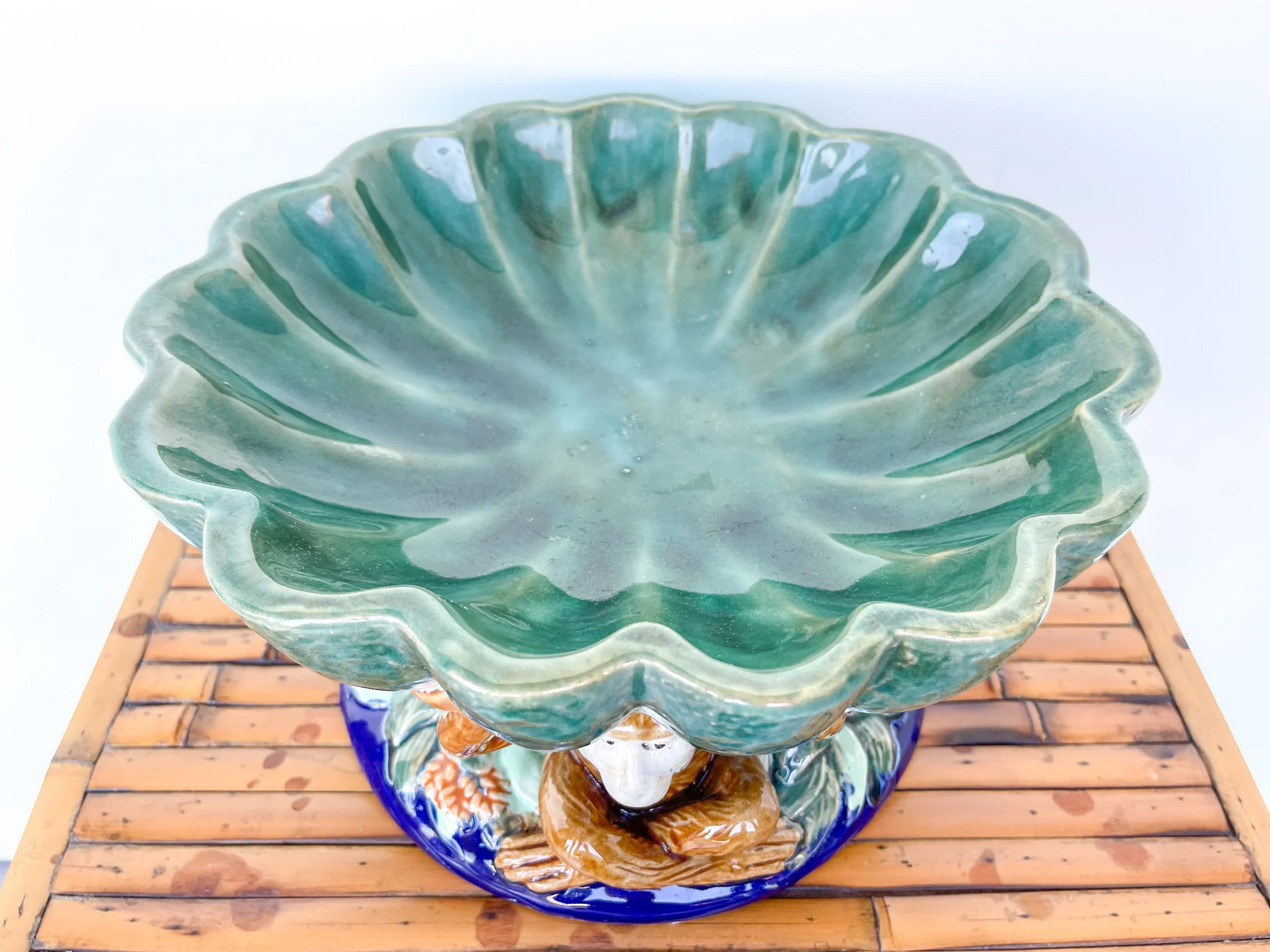 Three Monkeys Ceramic Bowl - Image 3