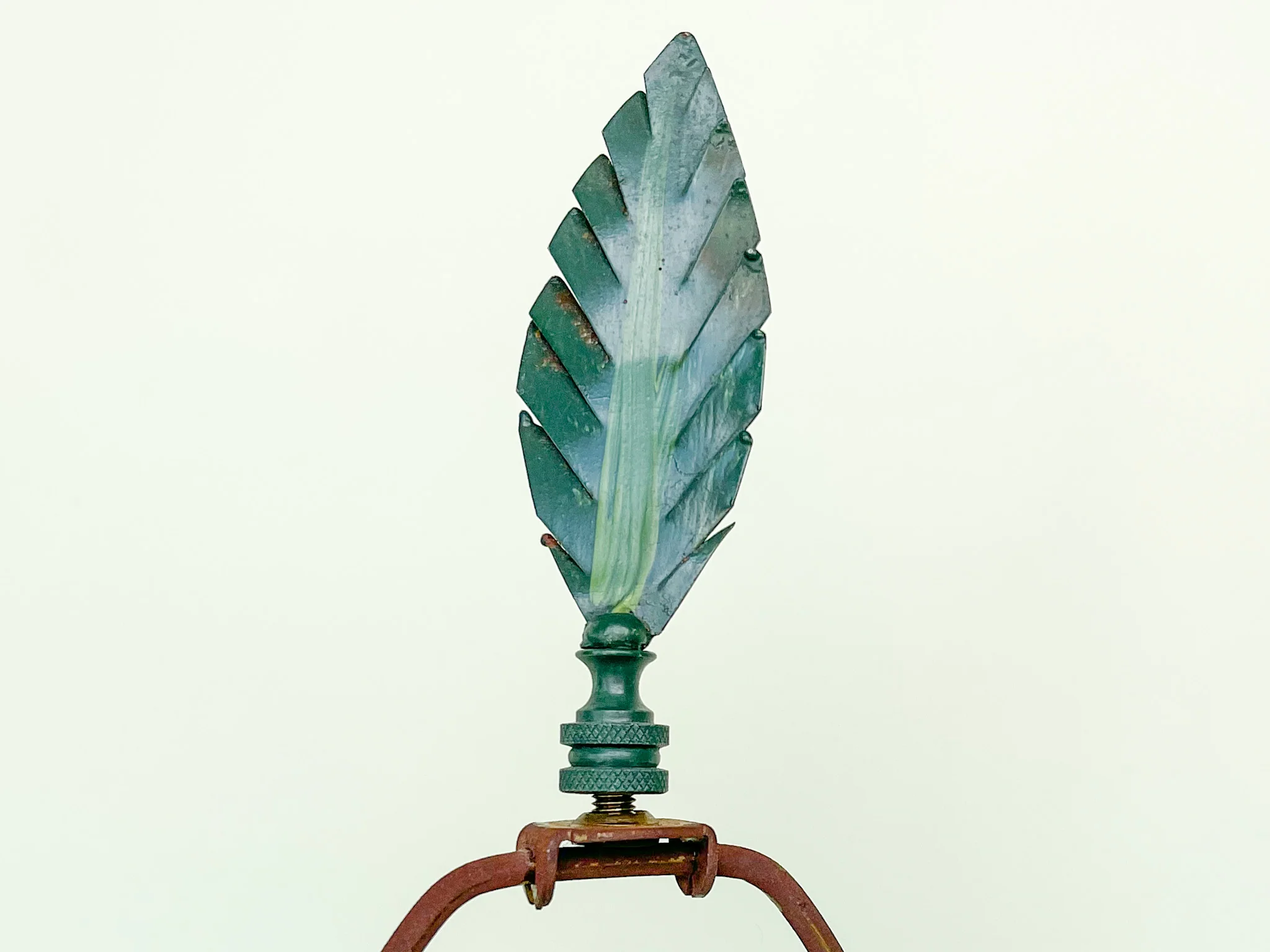Tole Palm Tree Lamp - Image 5
