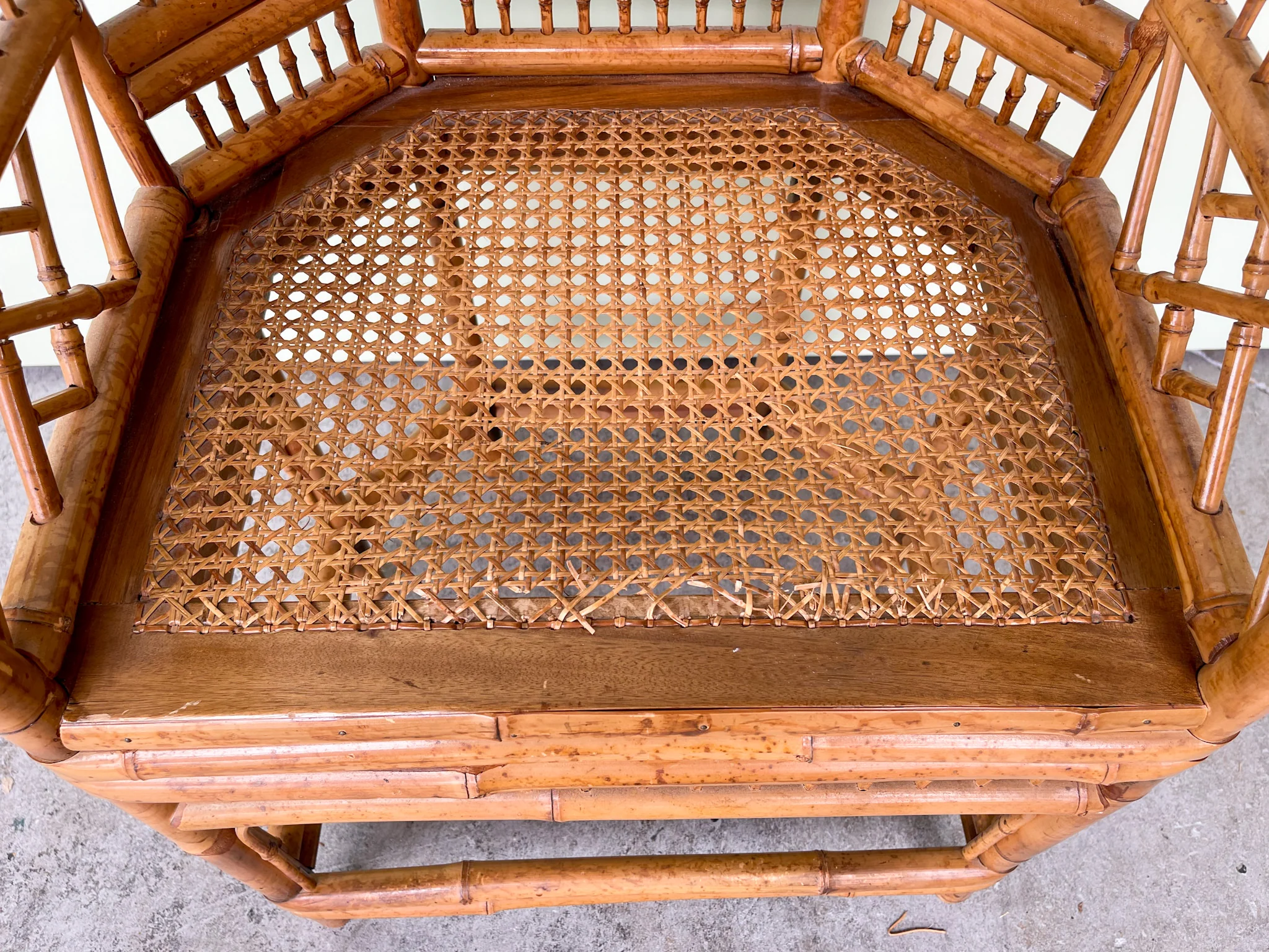 Tortoiseshell Bamboo Brighton Chair - Image 4