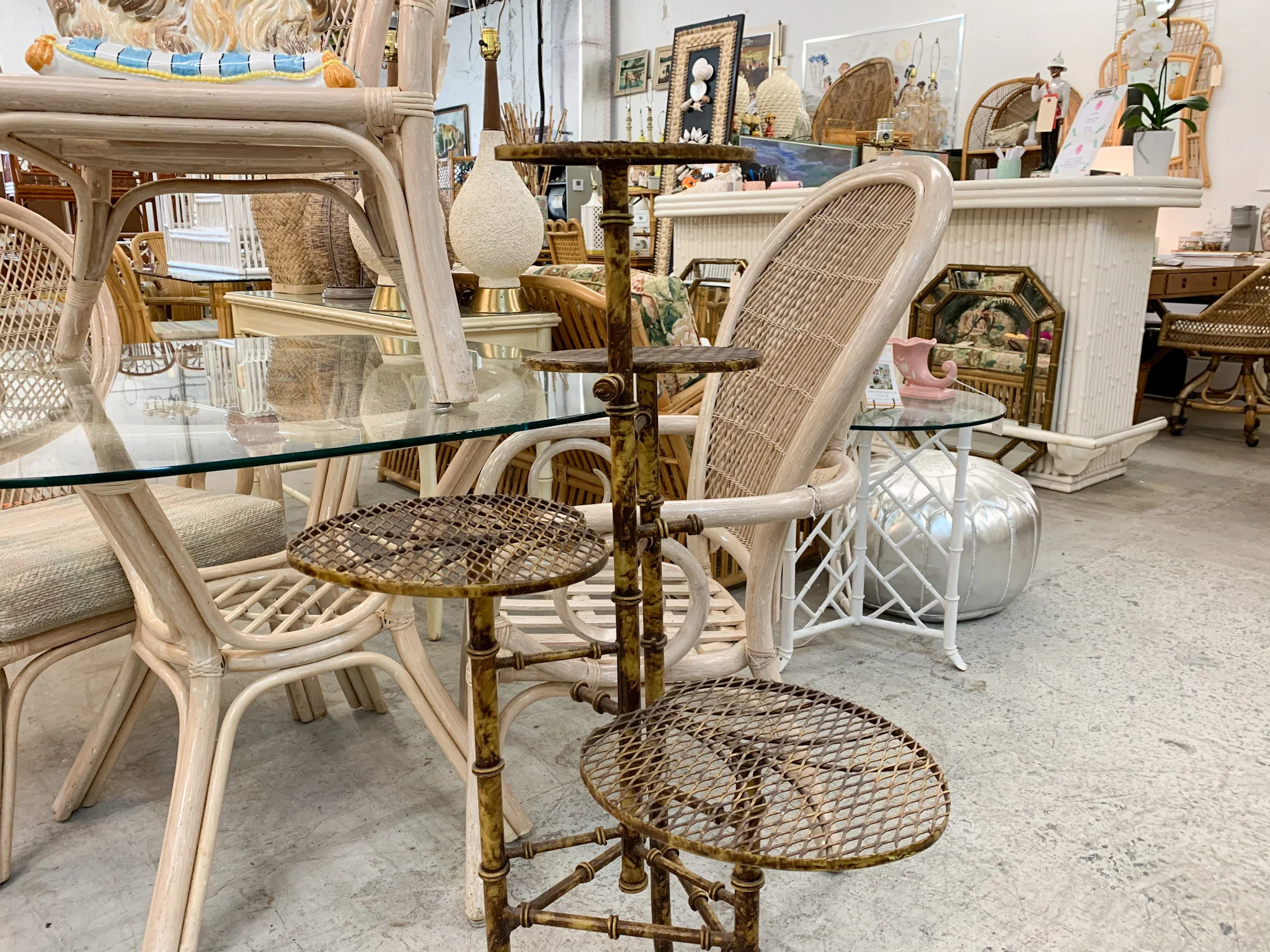 Tortoiseshell Plant Stand - Image 2