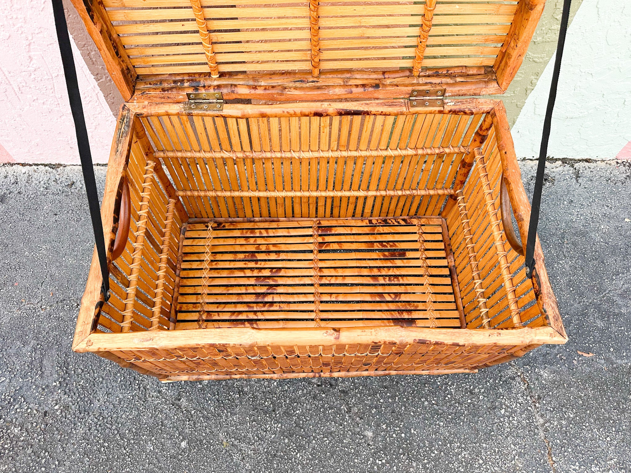 Tortoiseshell Rattan Chest - Image 8
