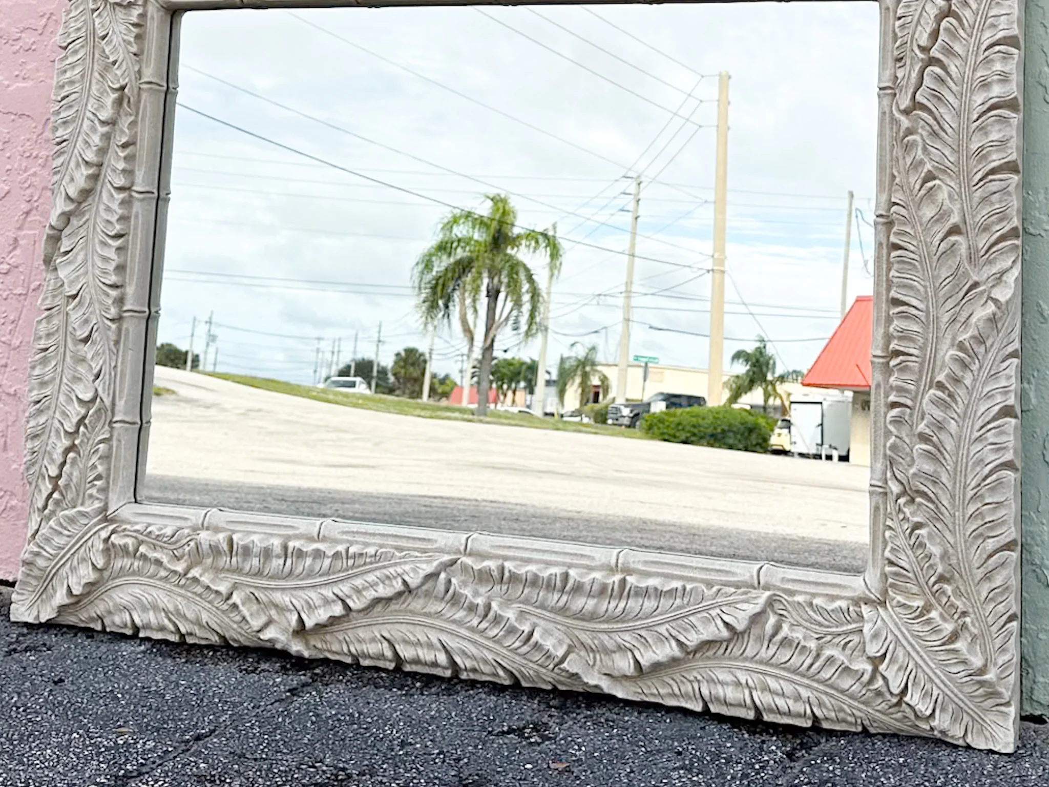 Tropical Chic Palm Leaf Mirror - Image 5