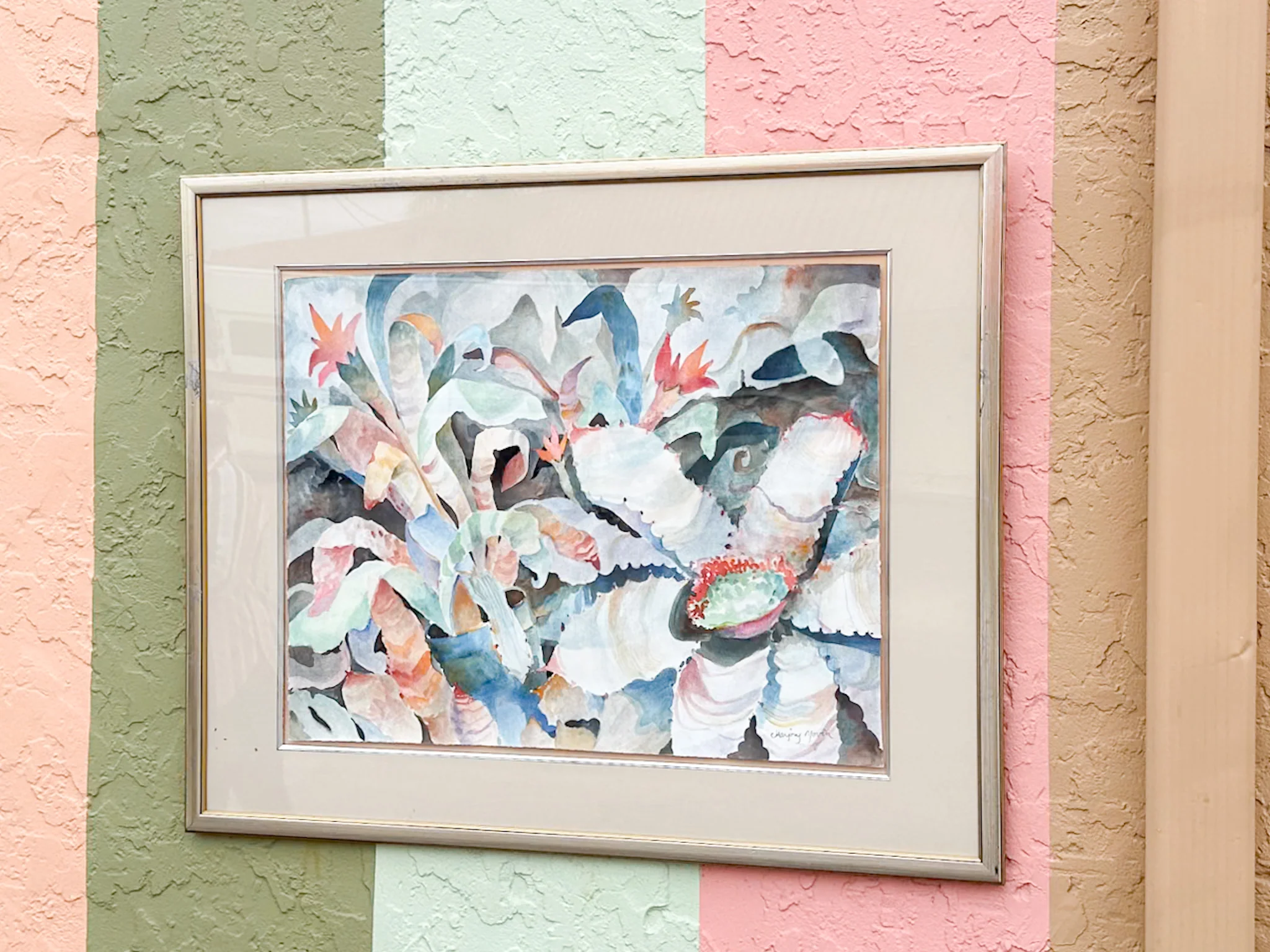 Tropical Flower Watercolor Original Art - Image 2