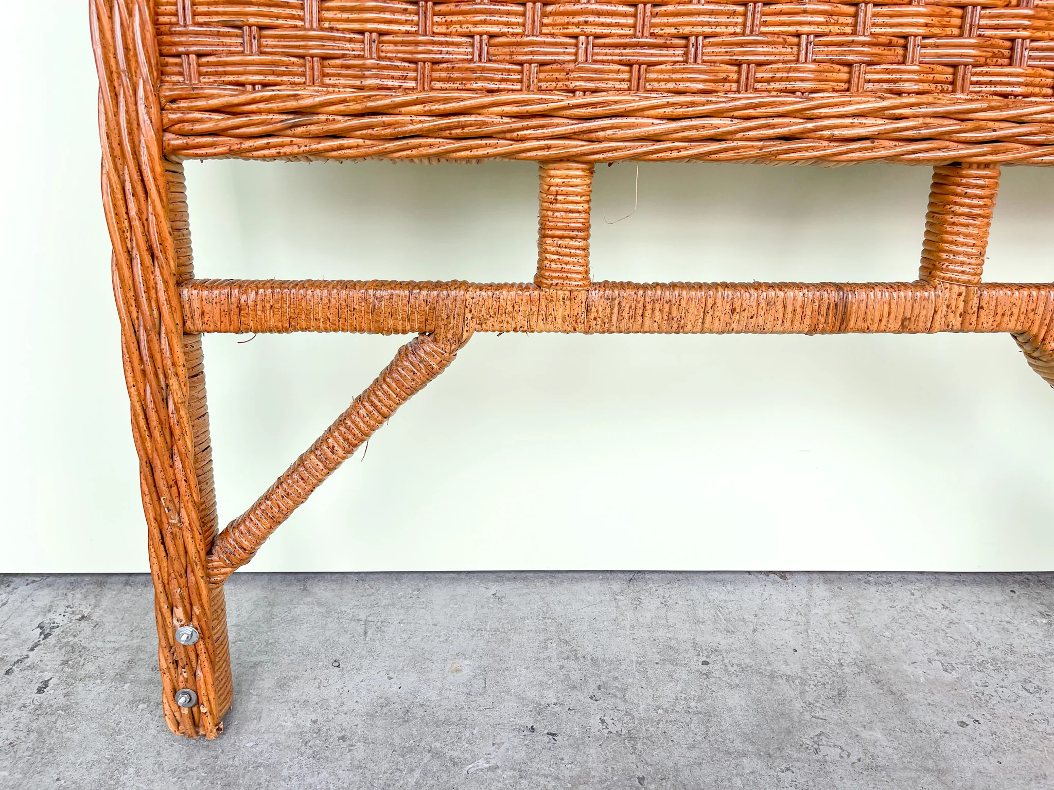 Twisted Rattan King Headboard - Image 6