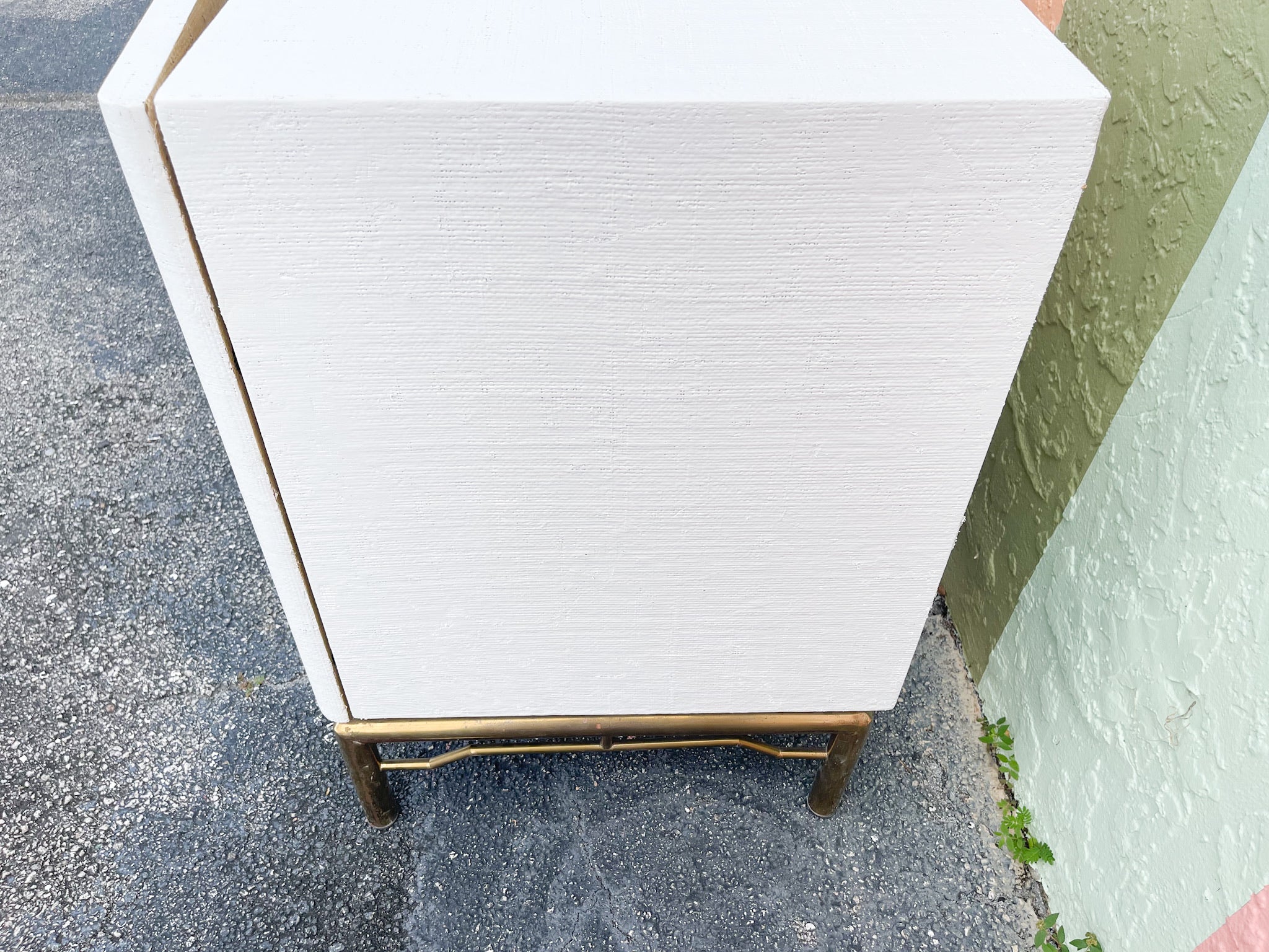 Linen Wrapped Mastercraft Credenza - Image 2