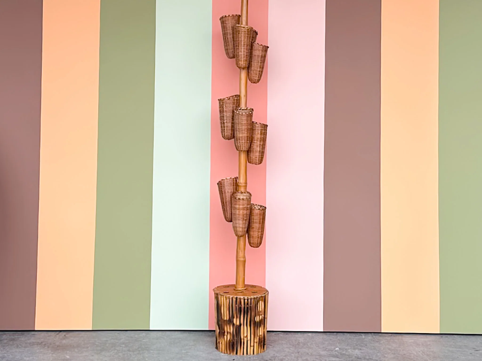 Unique Bamboo Plant Stand - Image 3