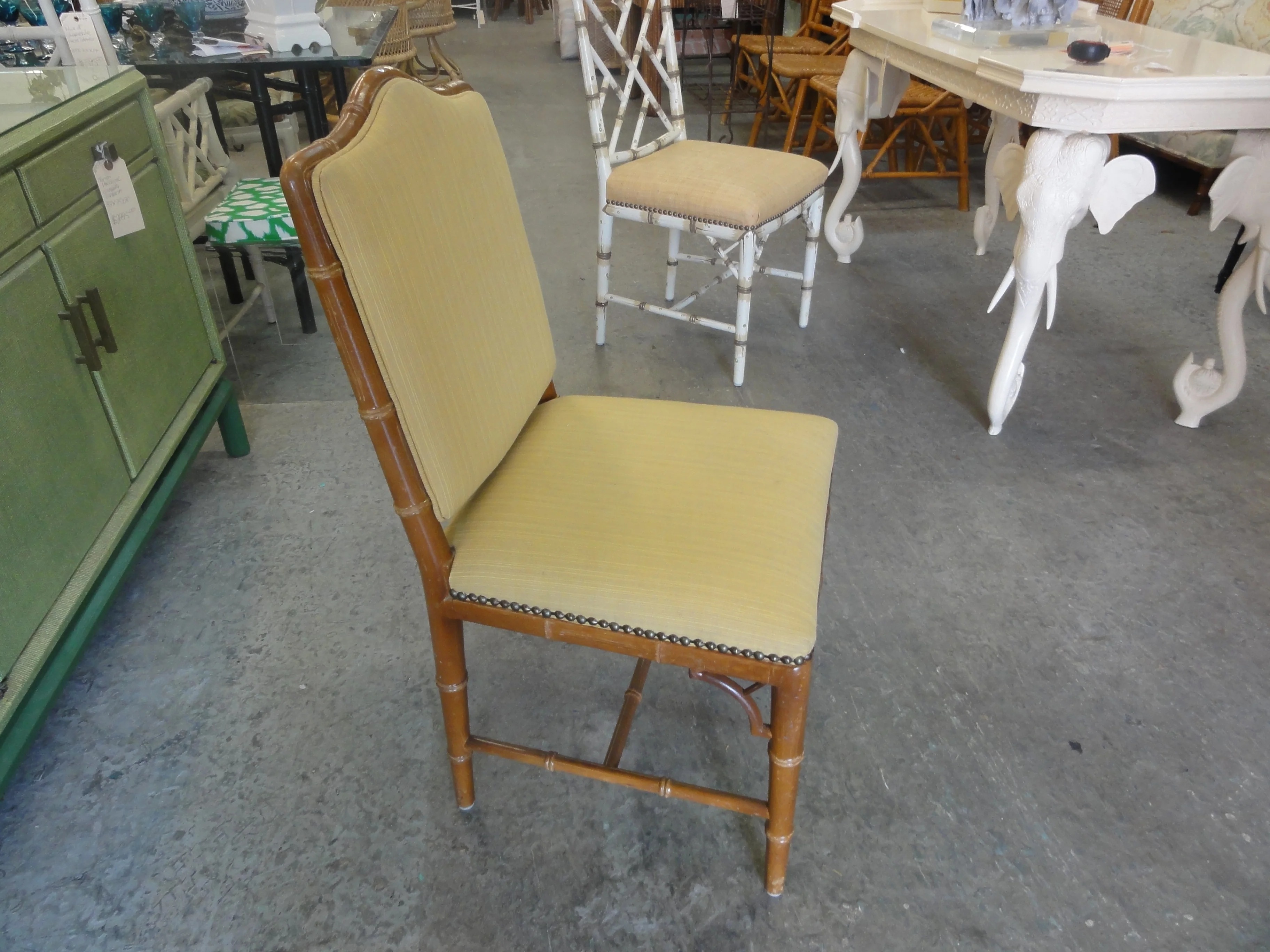 Upholstered Chippendale Chair - Image 4