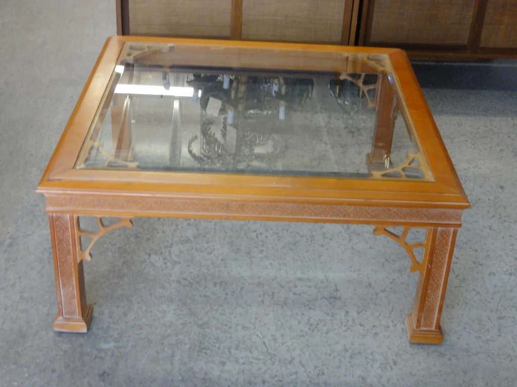 Vintage Fretwork Coffee Table - Image 6