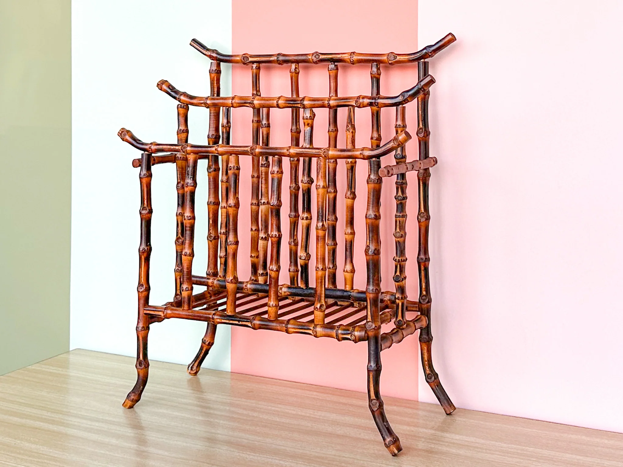 Wangy Bamboo Magazine Rack - Image 2