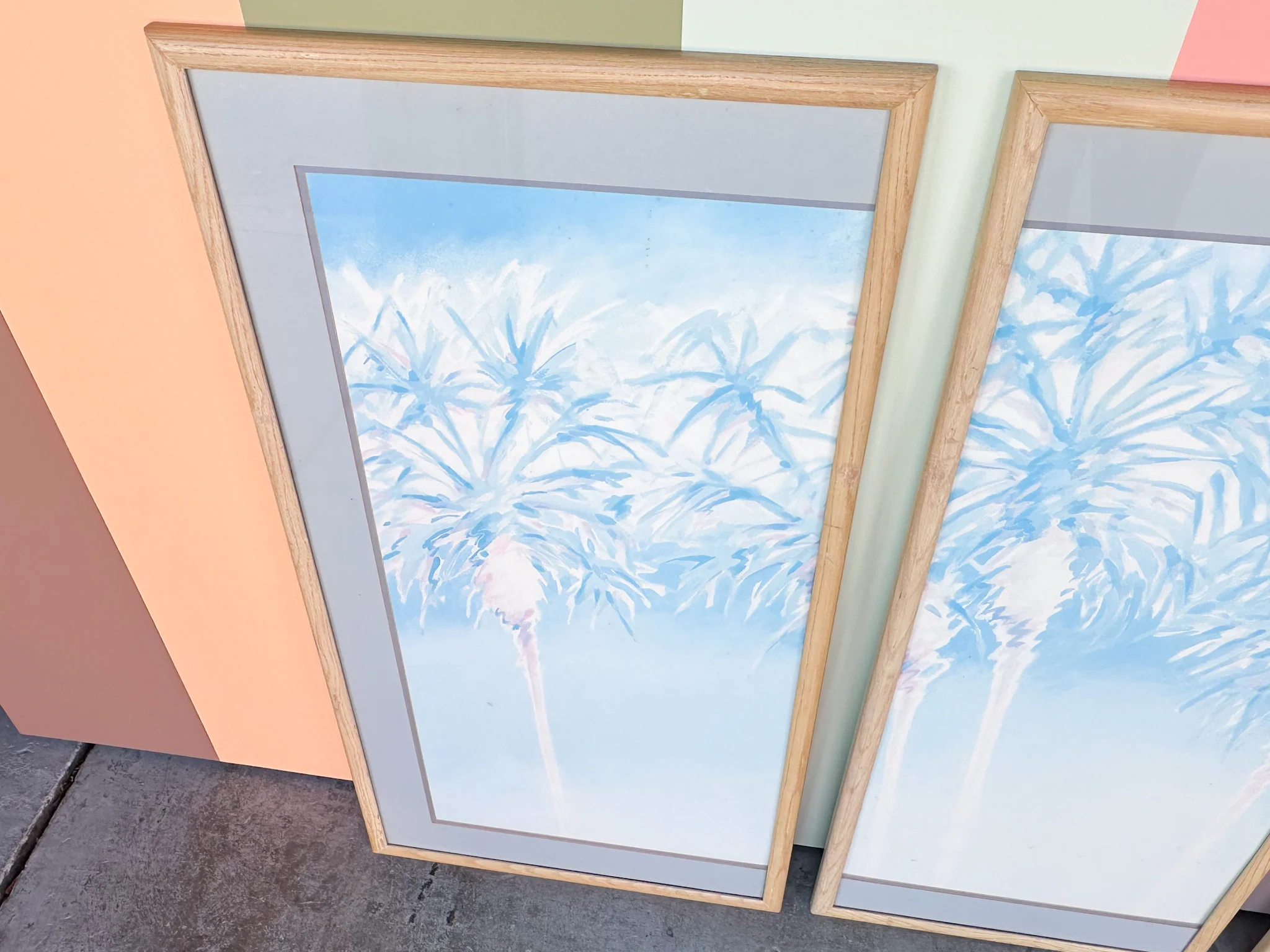 Watercolor Palm Tree Triptych - Image 4