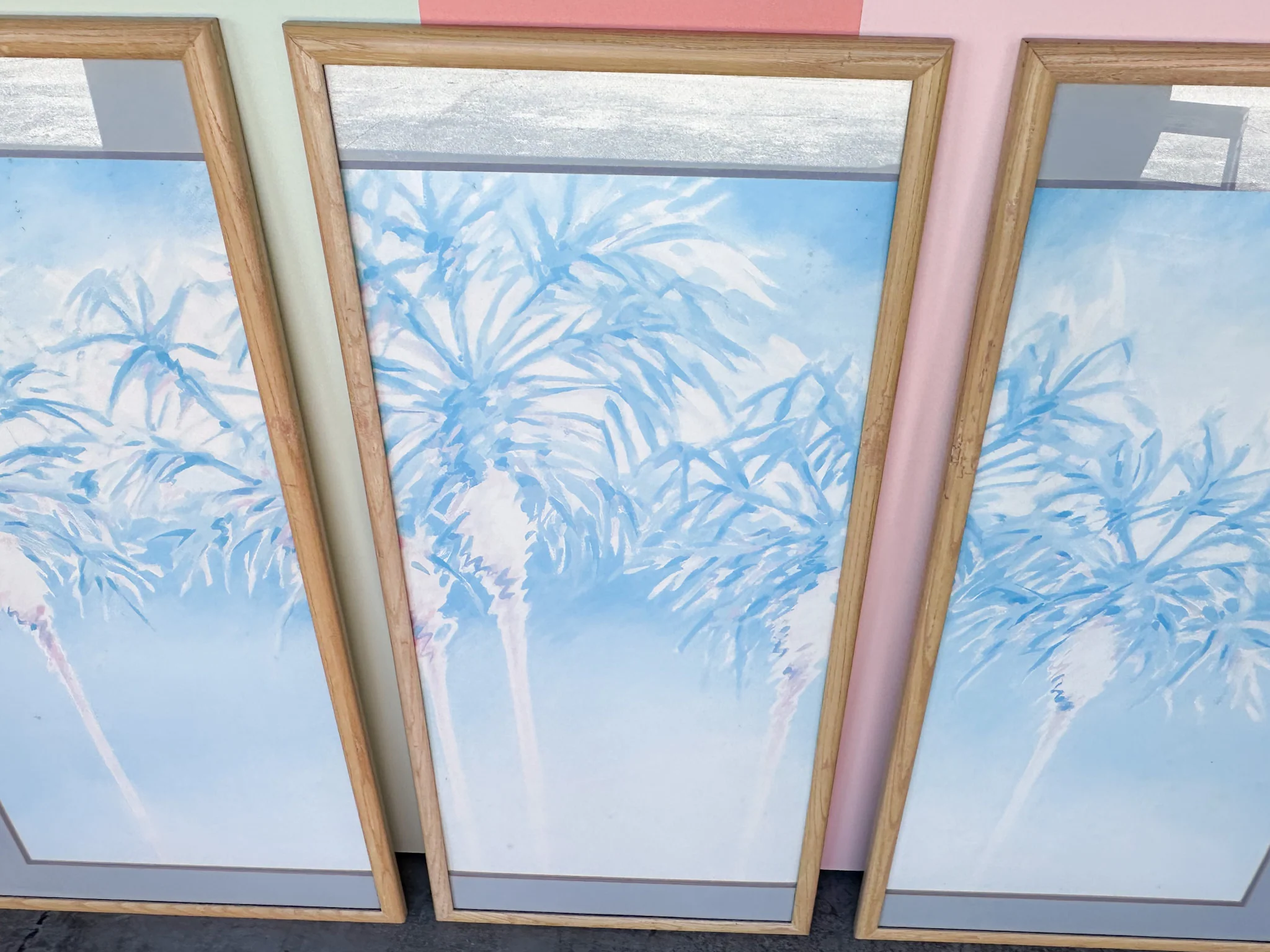 Watercolor Palm Tree Triptych - Image 5