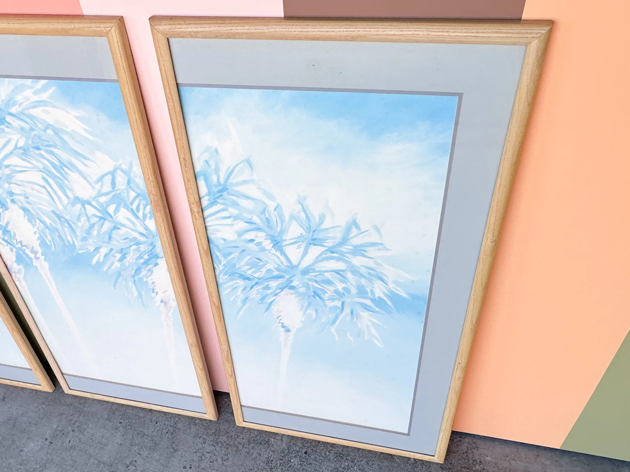 Watercolor Palm Tree Triptych - Image 6
