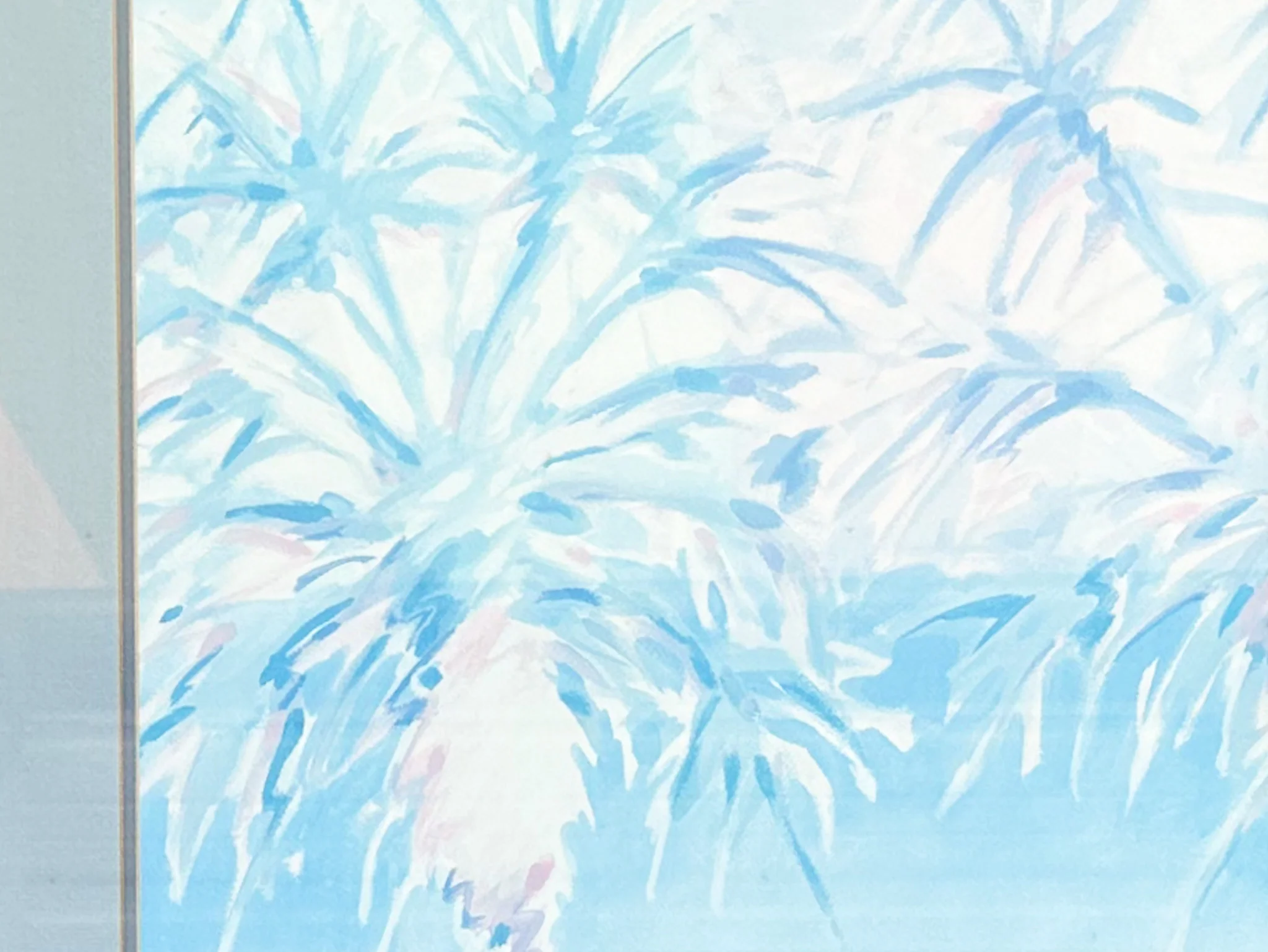 Watercolor Palm Tree Triptych - Image 7