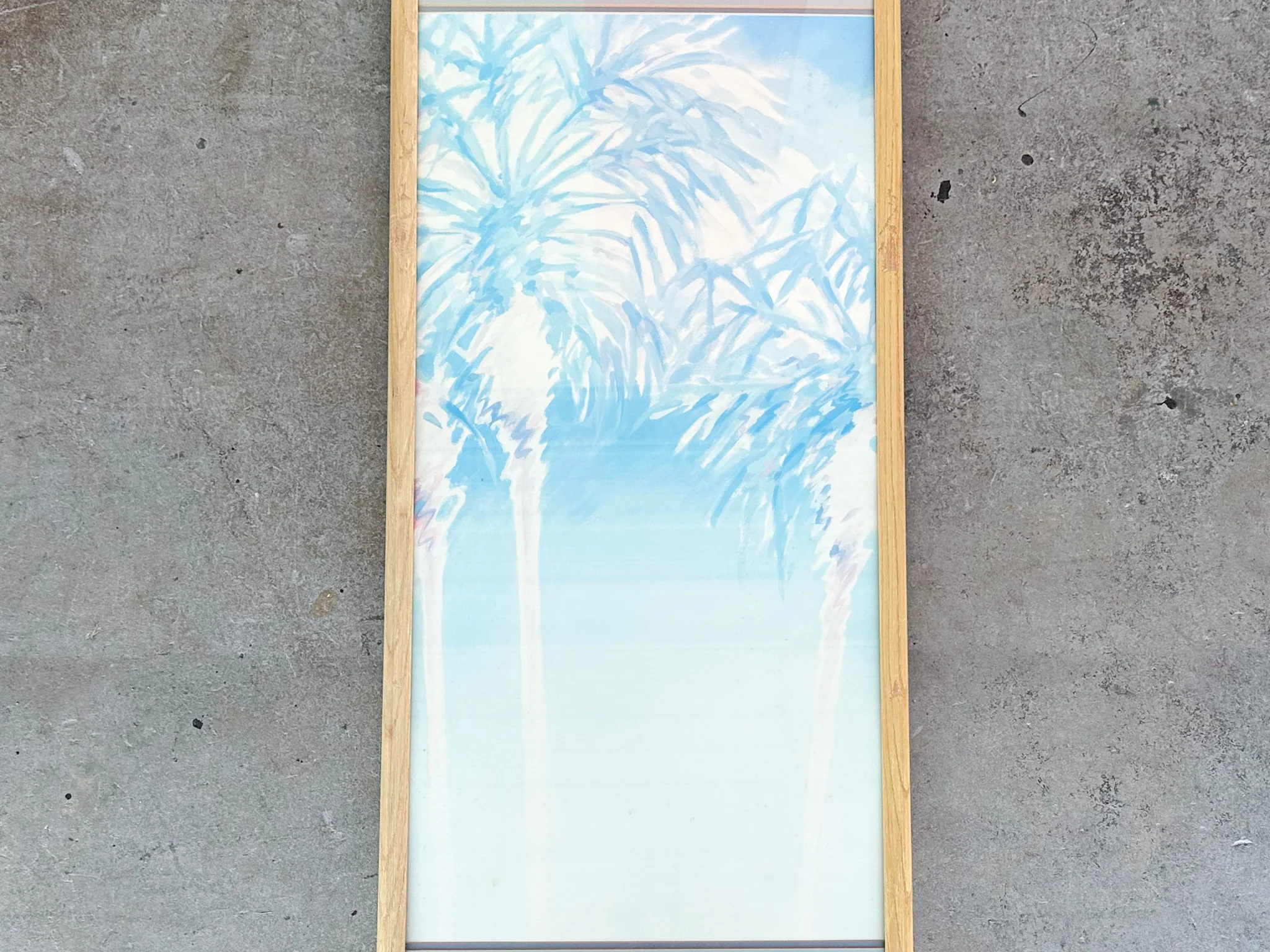 Watercolor Palm Tree Triptych - Image 8