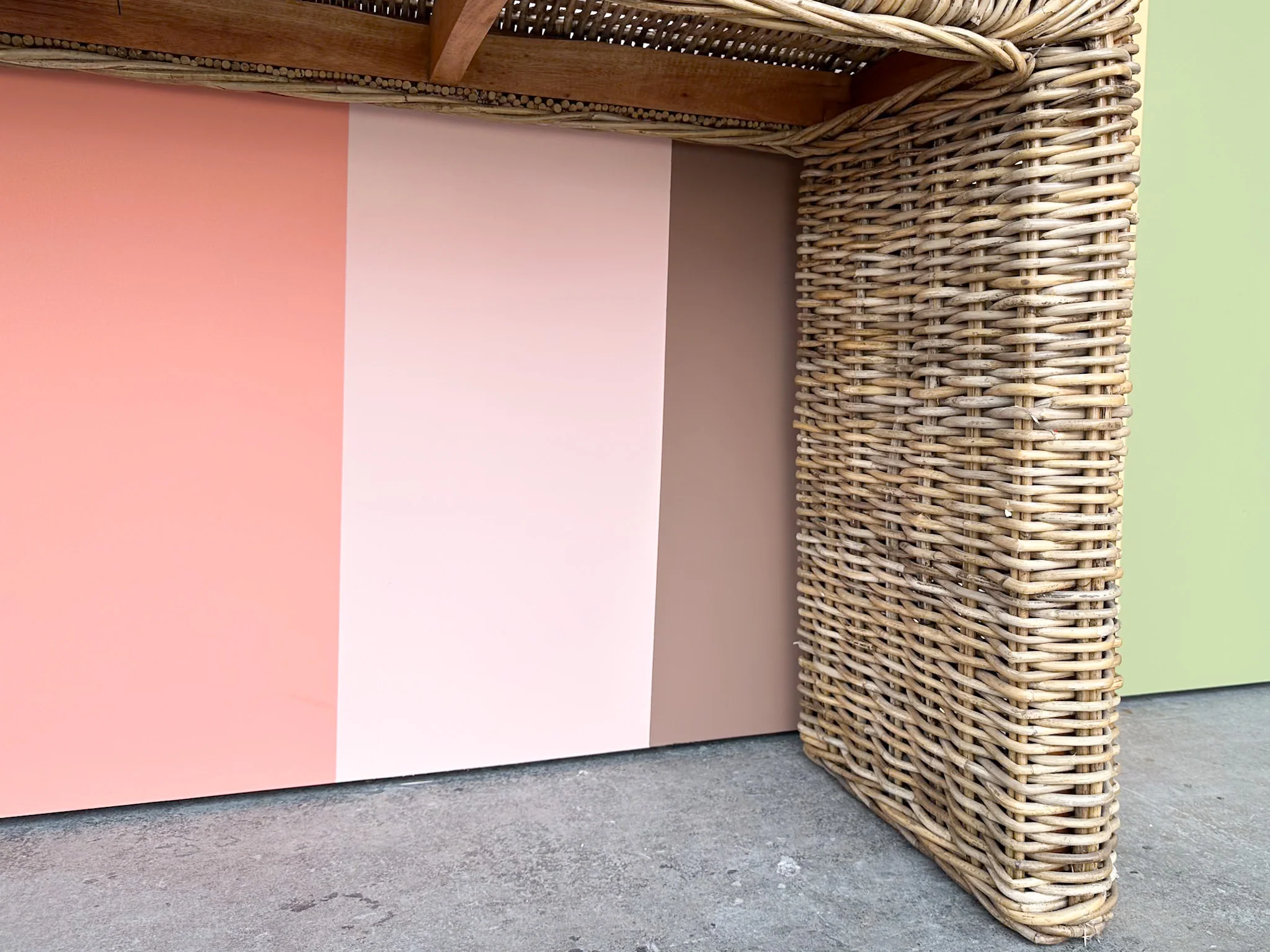 Waterfall Woven Rattan Console - Image 5