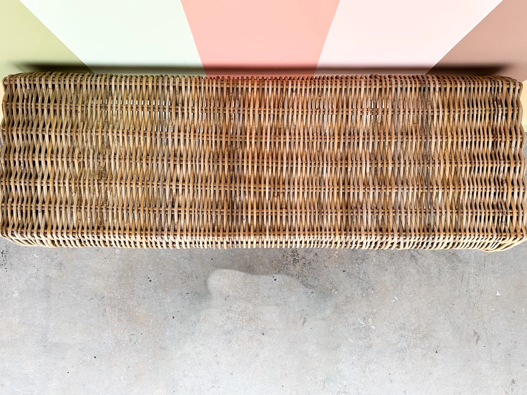 Waterfall Woven Rattan Console - Image 6