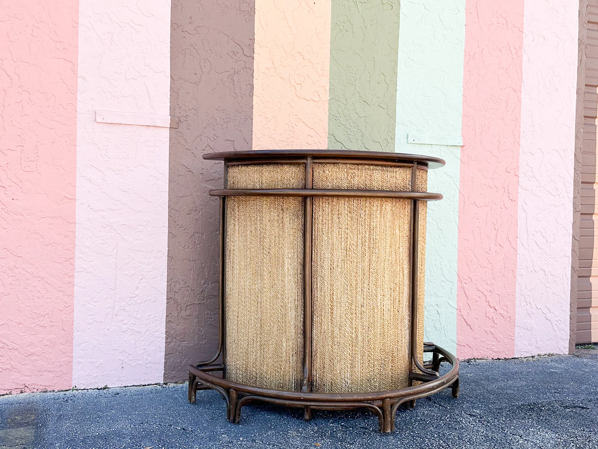West Indies Style Rattan Bar - Image 3