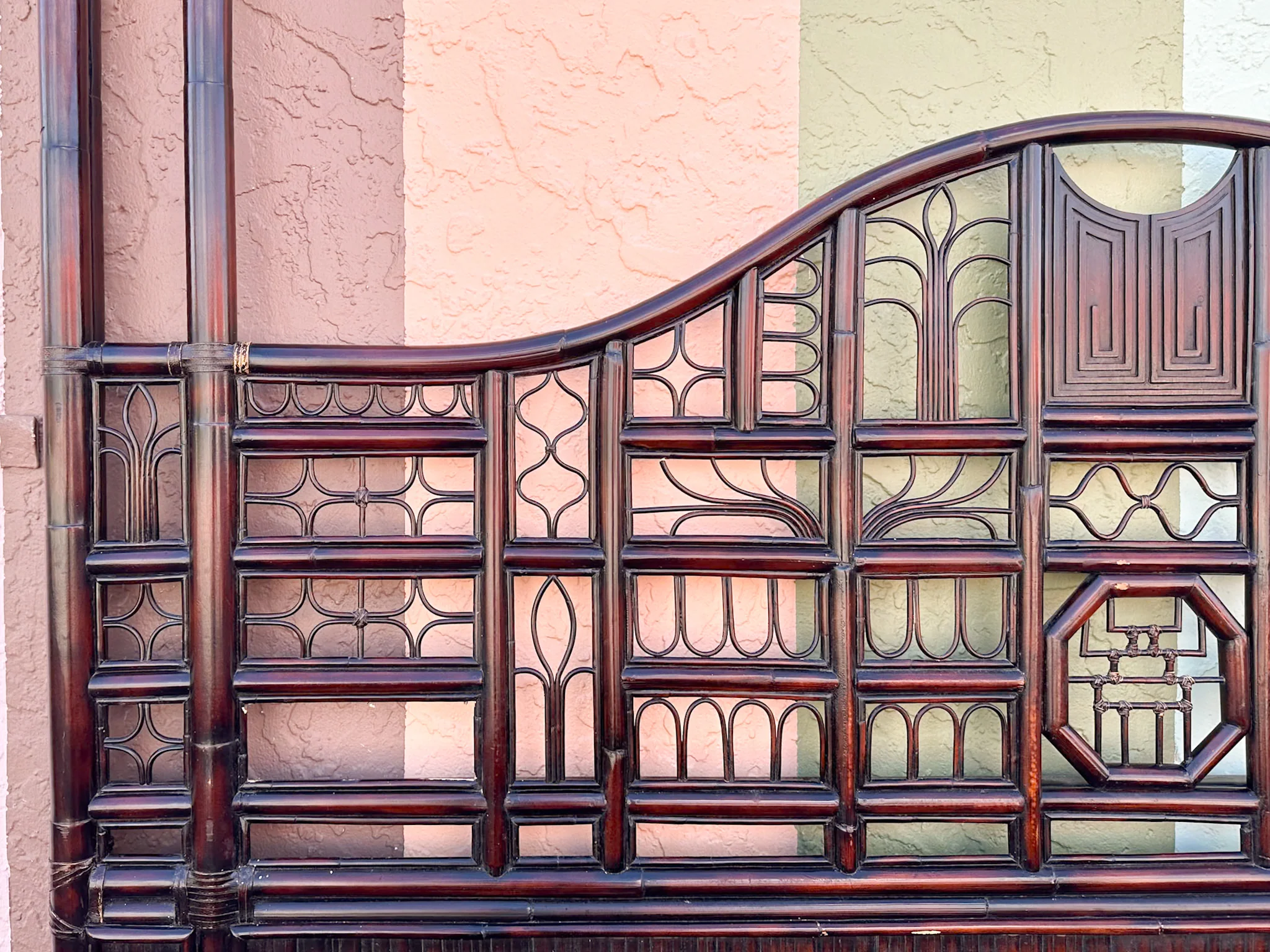 West Indies Style King Canopy Bed - Image 14