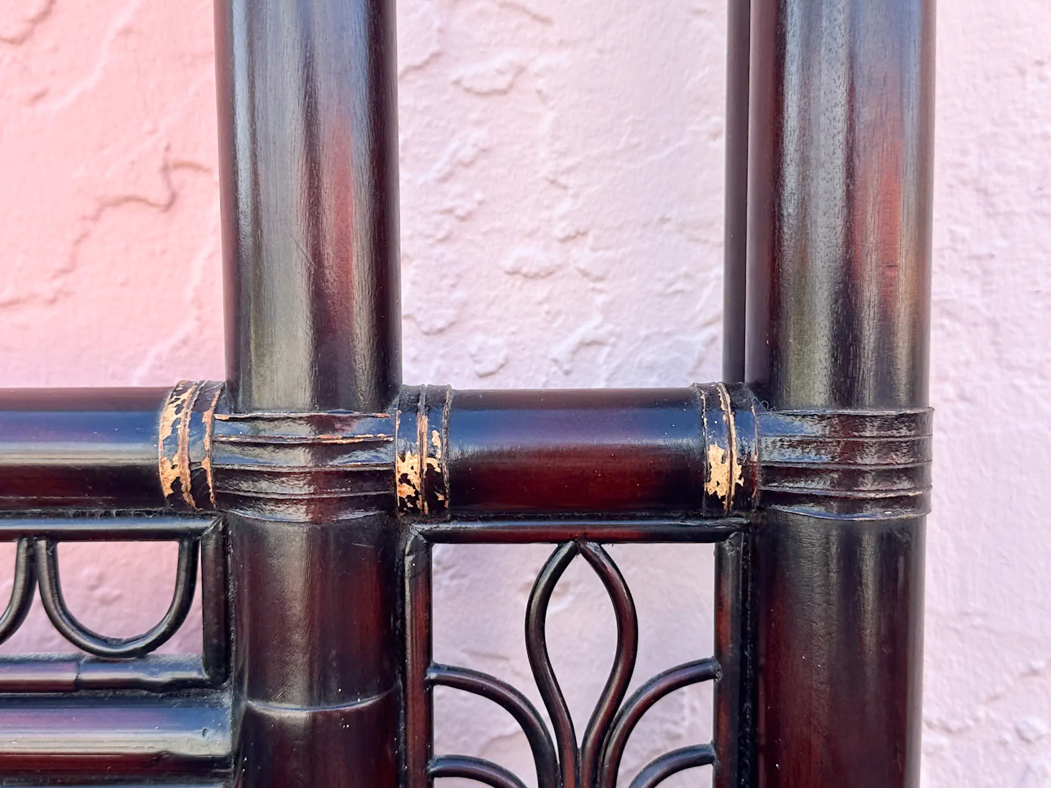West Indies Style King Canopy Bed - Image 17