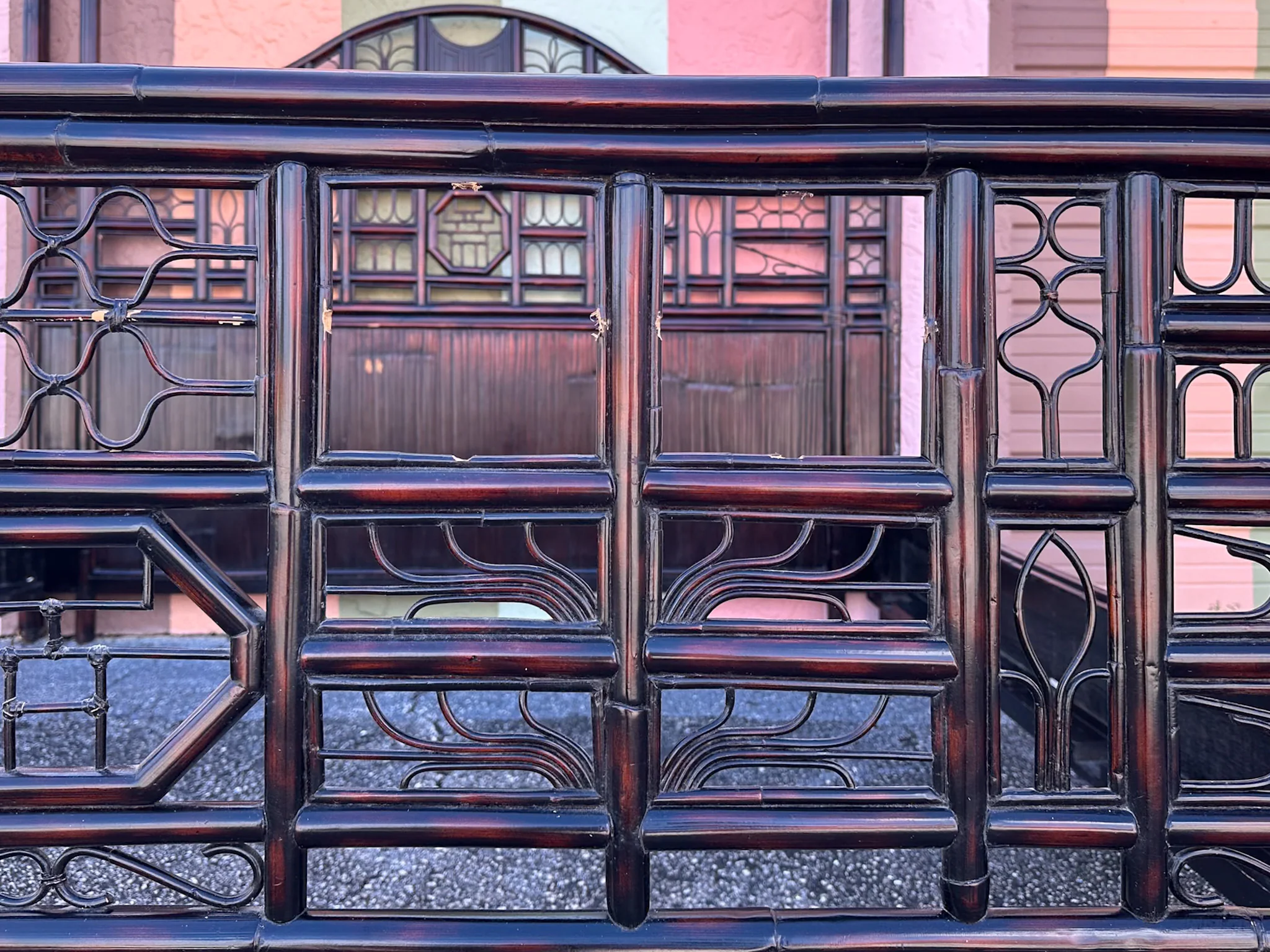 West Indies Style King Canopy Bed - Image 6