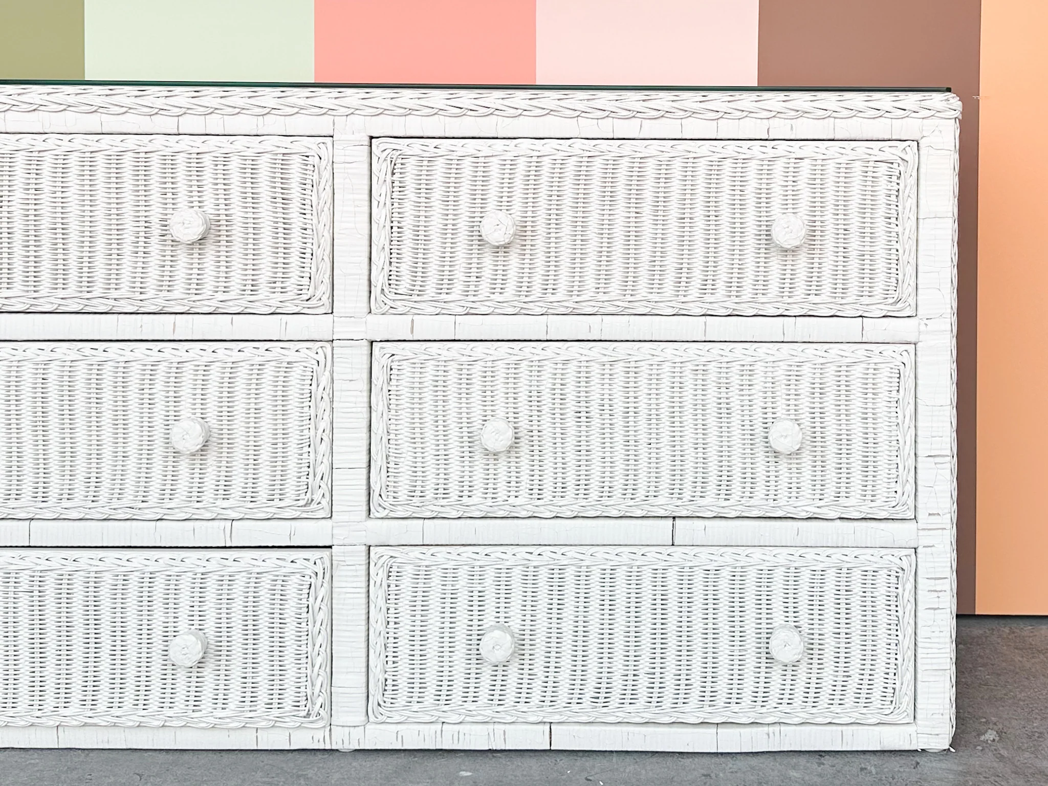 Wicker Chic Double Dresser - Image 3