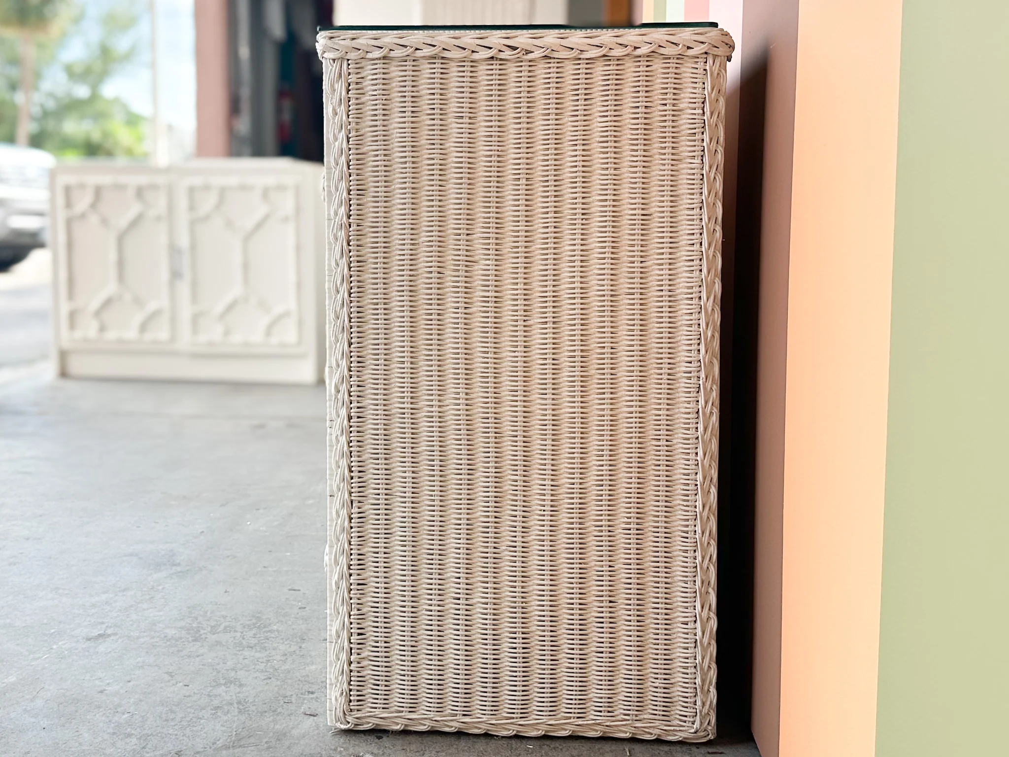 Wicker Chic Double Dresser - Image 8