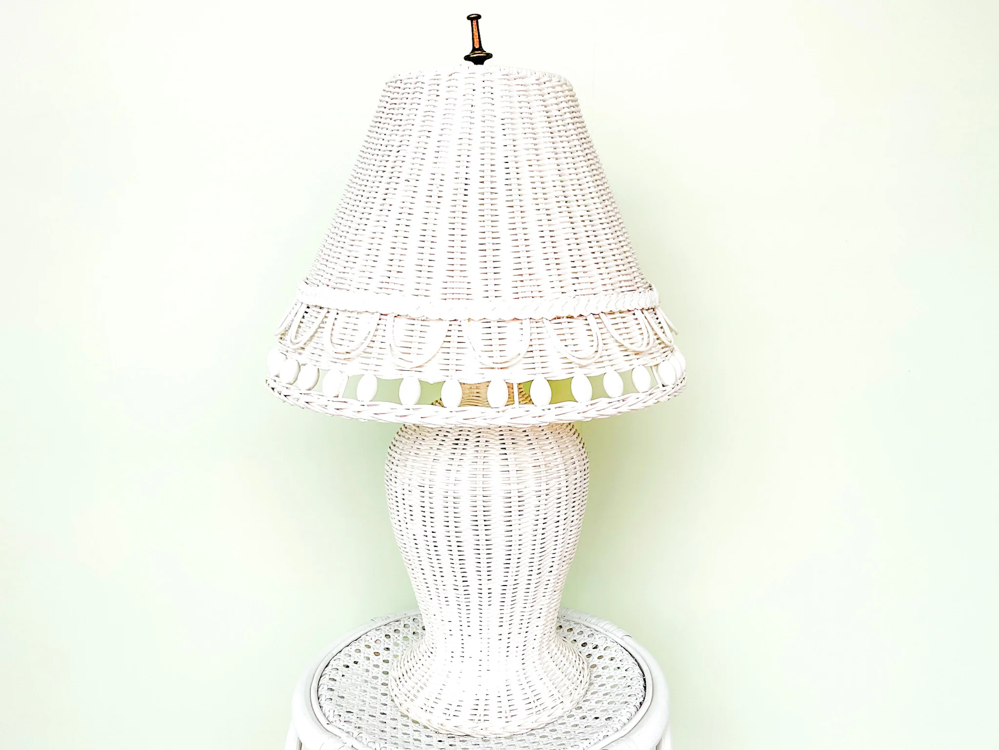 Warehouse Wednesday: Wicker Chic Lamp