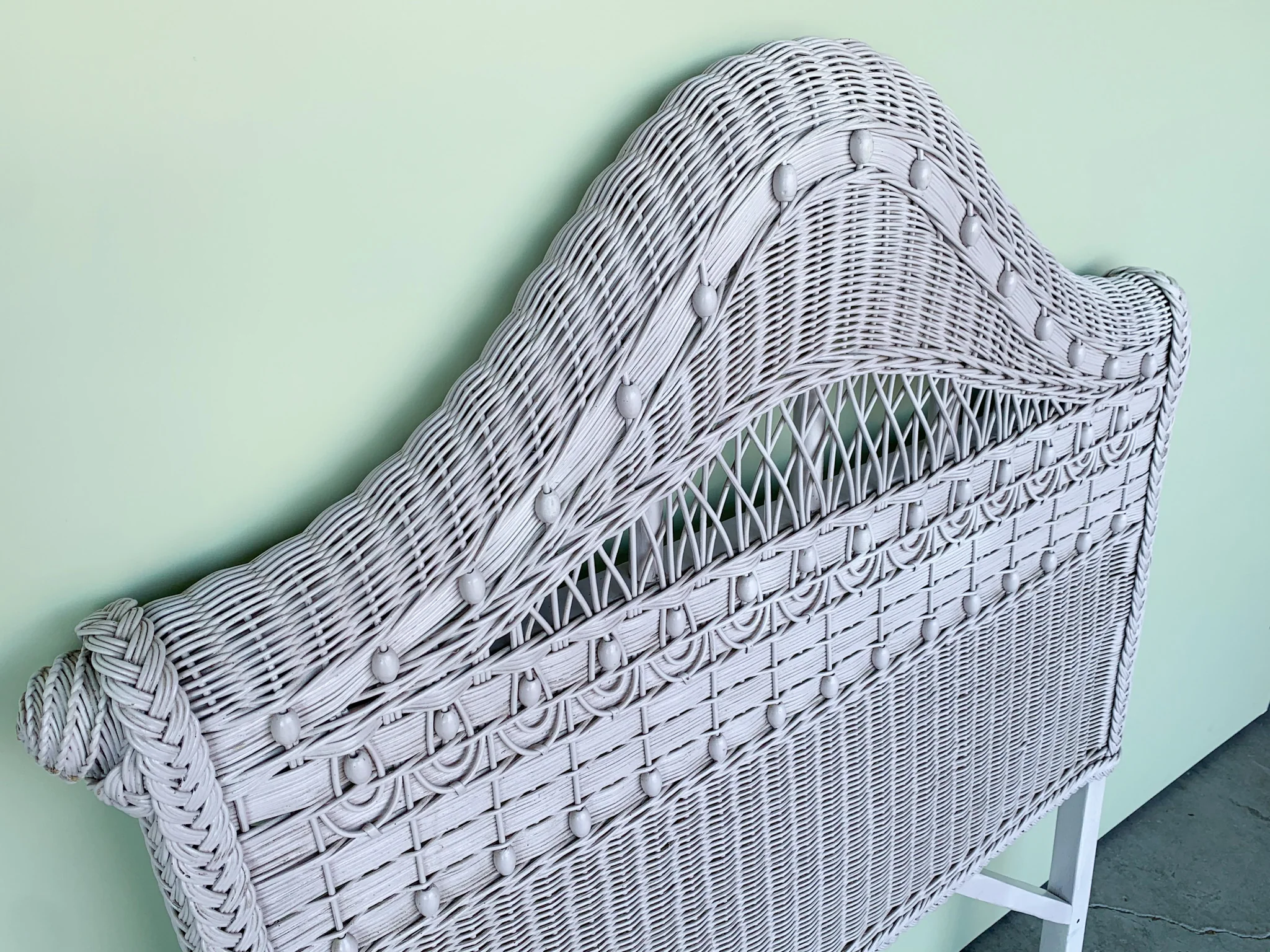 Wicker Chic Twin Headboard - Image 4