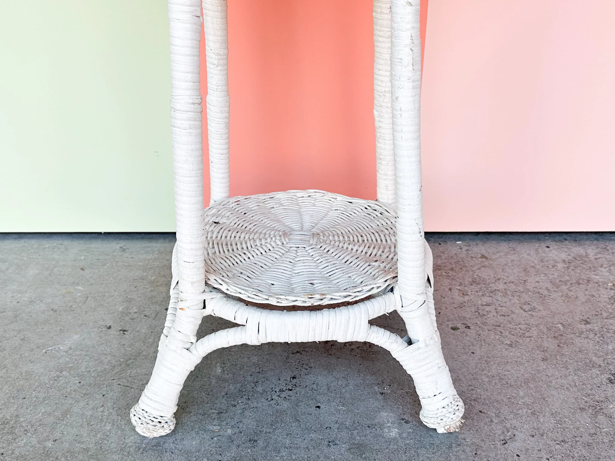 Wicker Chic Plant Stand - Image 8