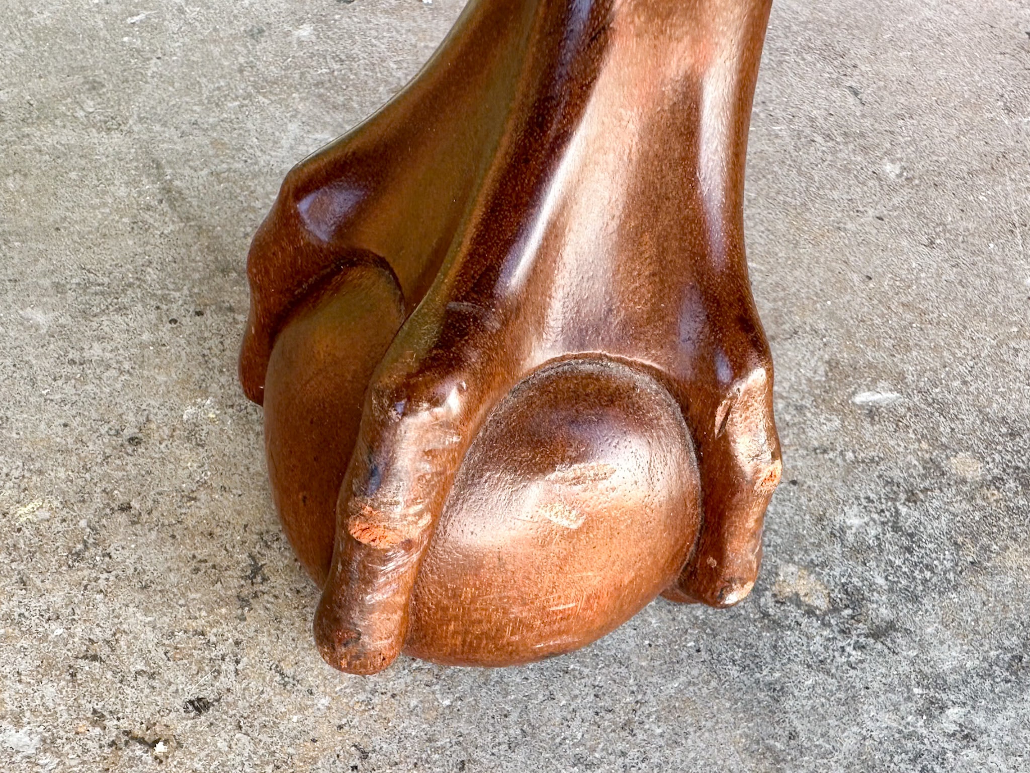Wood Shell Motif Arm Chair - Image 11