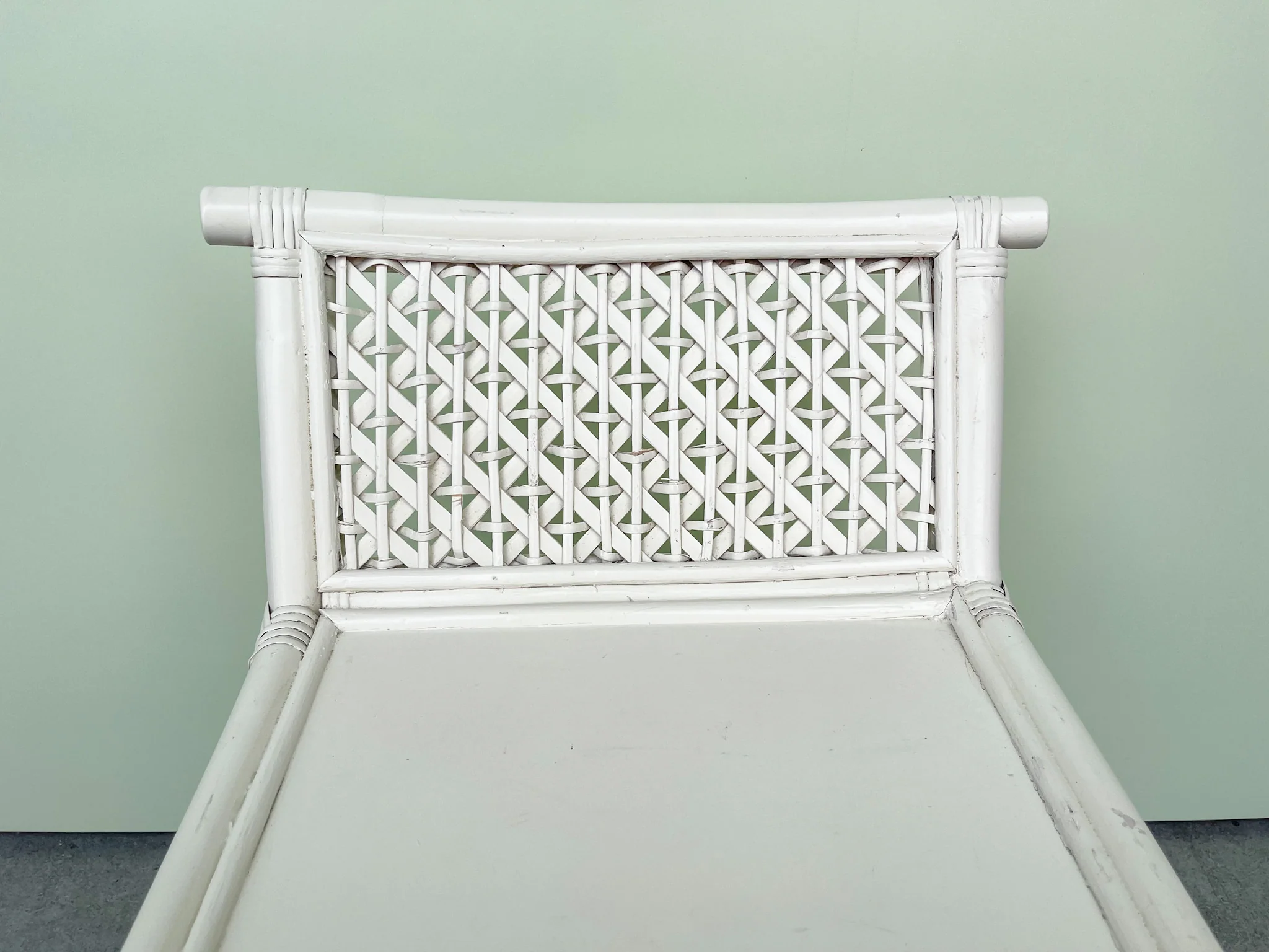 Woven Rattan Pagoda Bench - Image 8