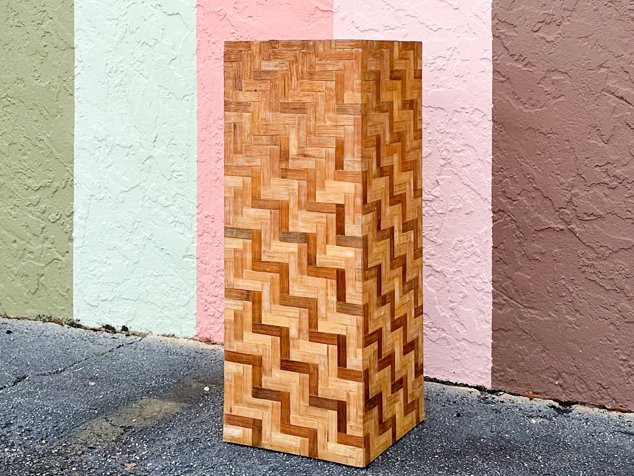 Woven Rattan Pedestal - Image 6