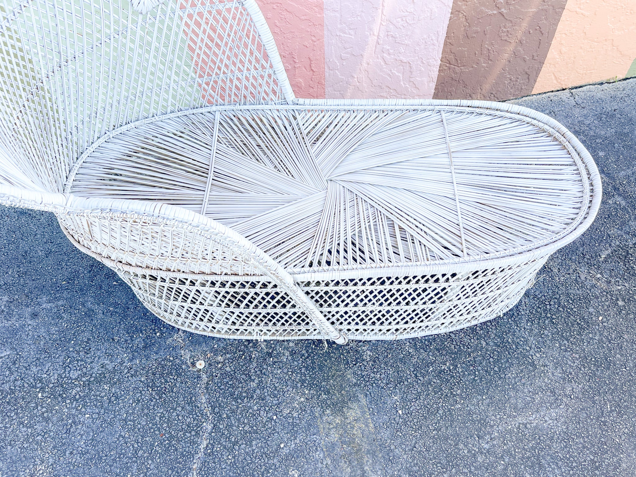 Woven Wicker Chaise - Image 6
