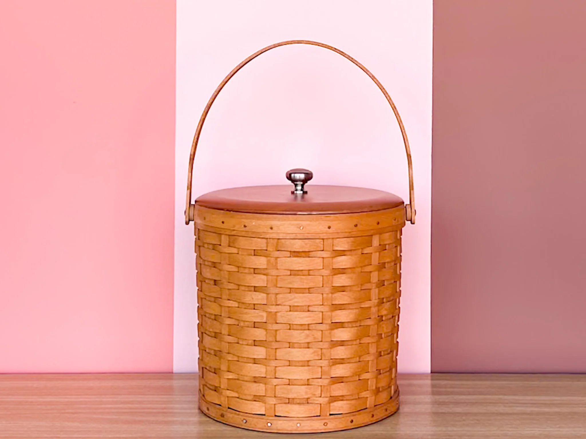 Longaberger Woven Wood Ice Bucket